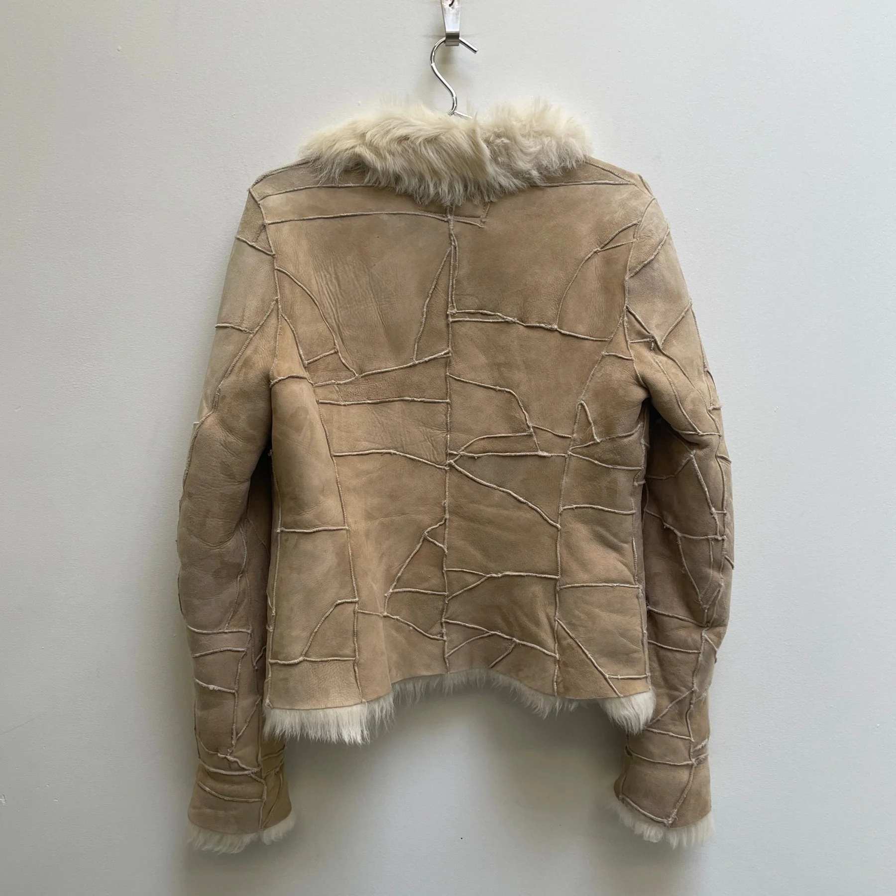 RESTIR SHEEPSKIN PATCHWORK JACKET - Image 2
