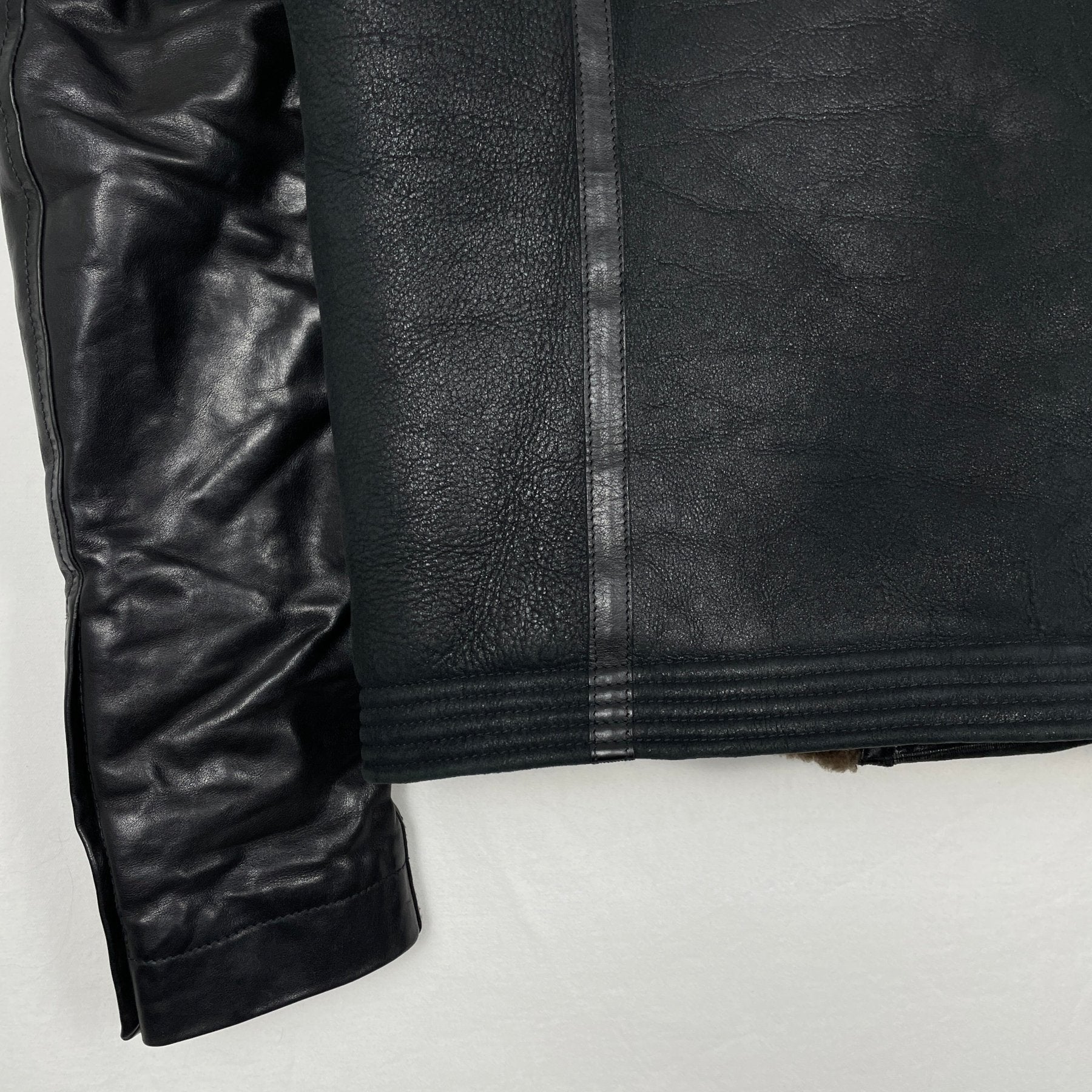 FW12 Rick Owens "Mountain" Shearling Jacket - Image 9