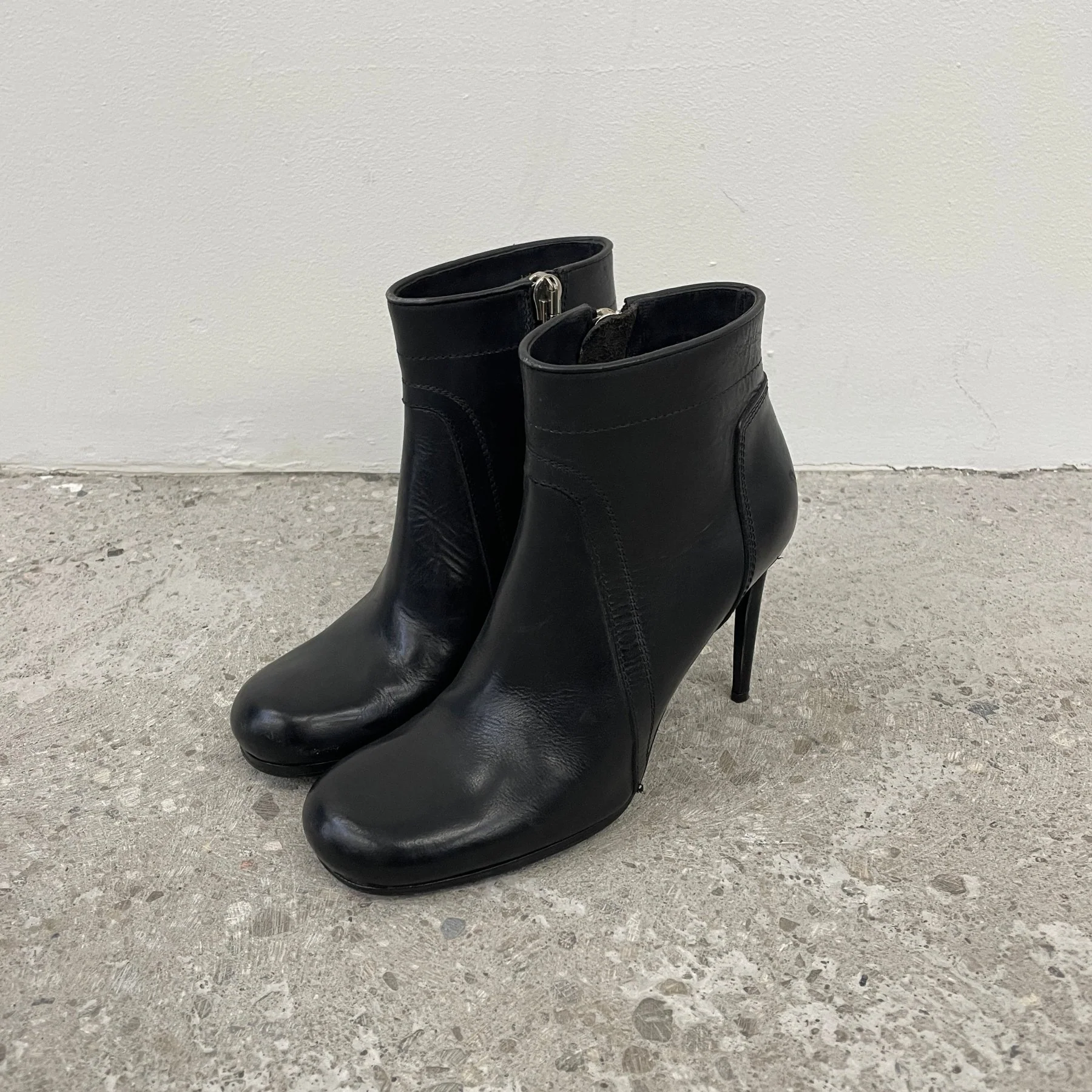 Rick Owens Biker Stiletto Heels - Image 2