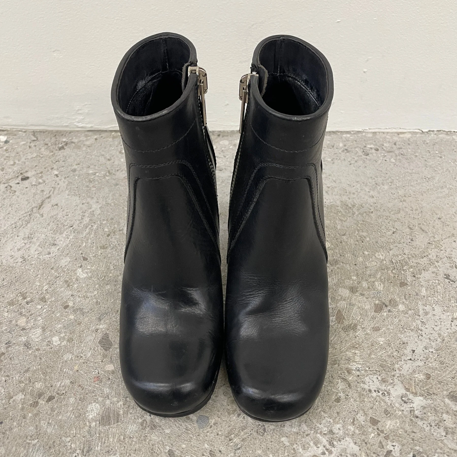 Rick Owens Biker Stiletto Heels - Image 3