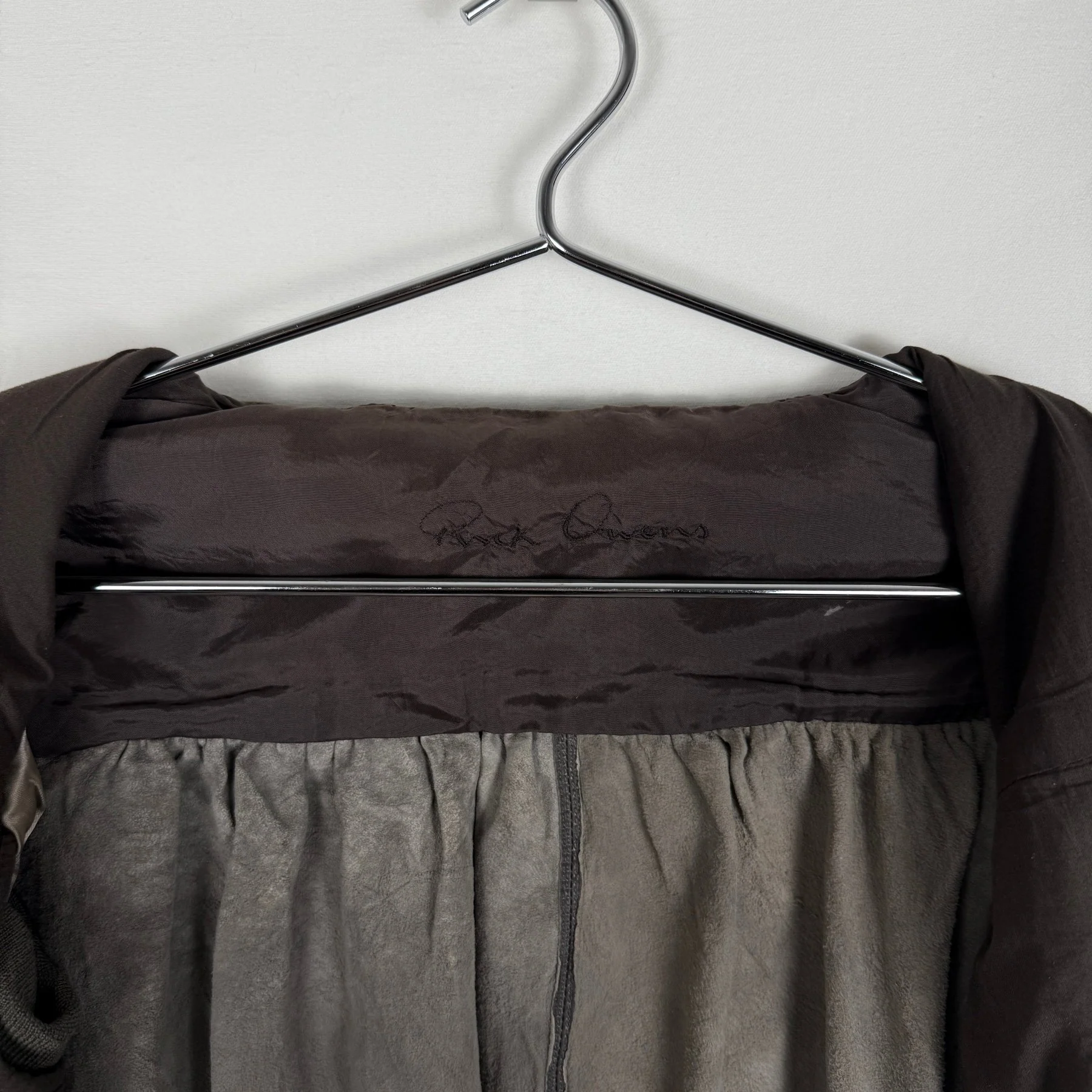 FW04 Rick Owens Cropped Bomber Jacket - Image 10