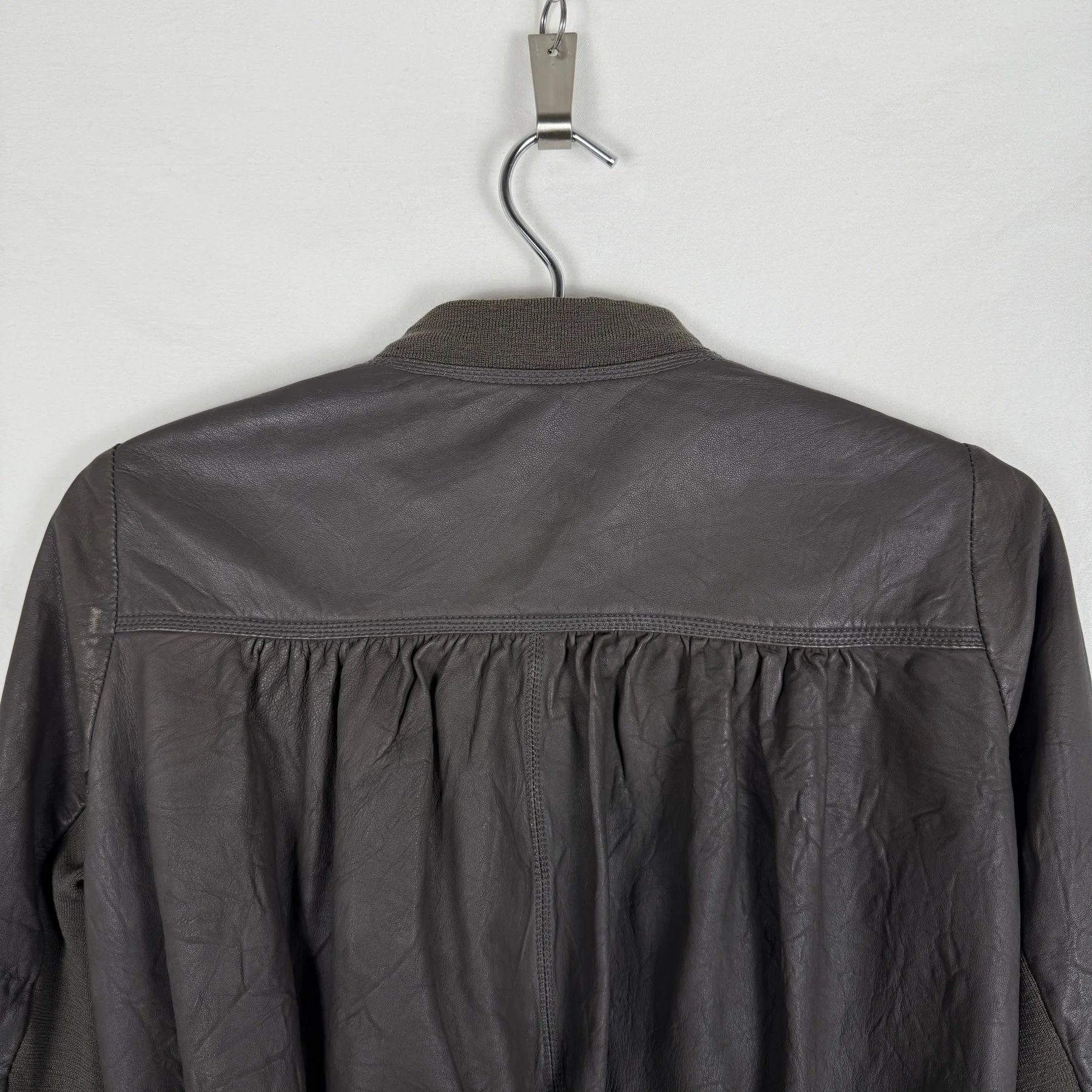 FW04 Rick Owens Cropped Bomber Jacket - Image 6
