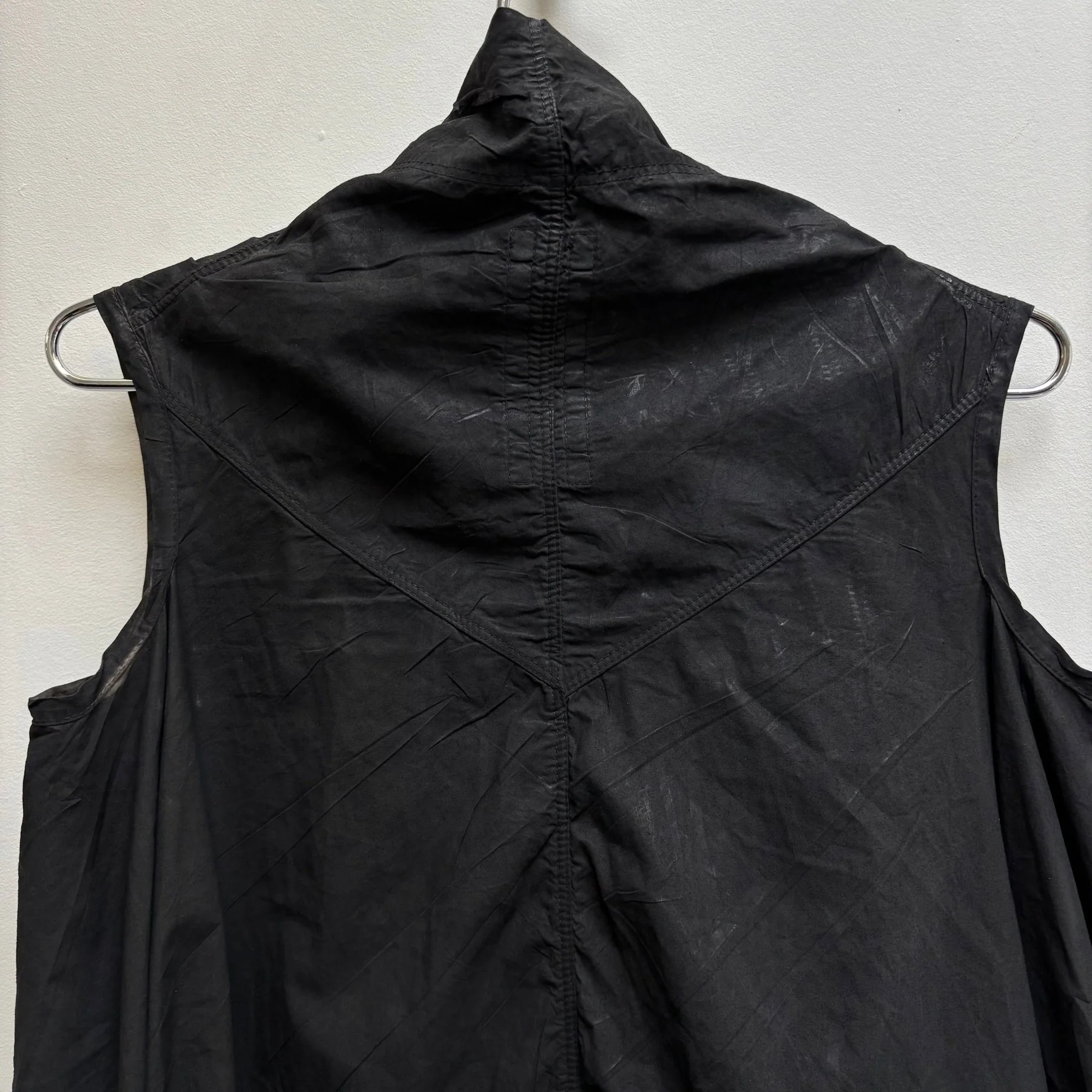 Rick Owens DRKSHDW Draped Long Vest - Image 9