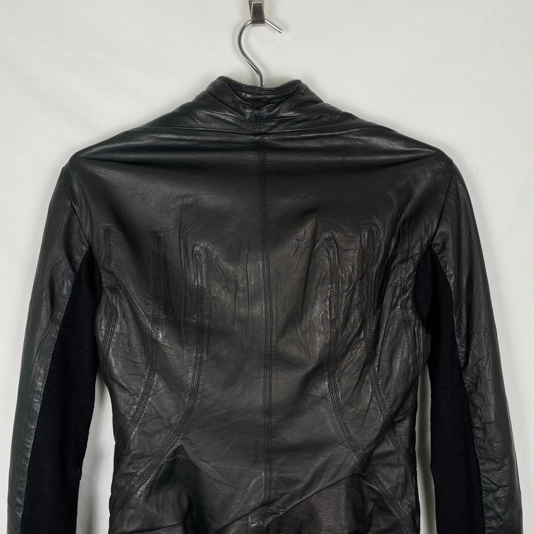 Rick Owens SS14 "Viciuos" Lamb Leather Biker Jacket - Image 6