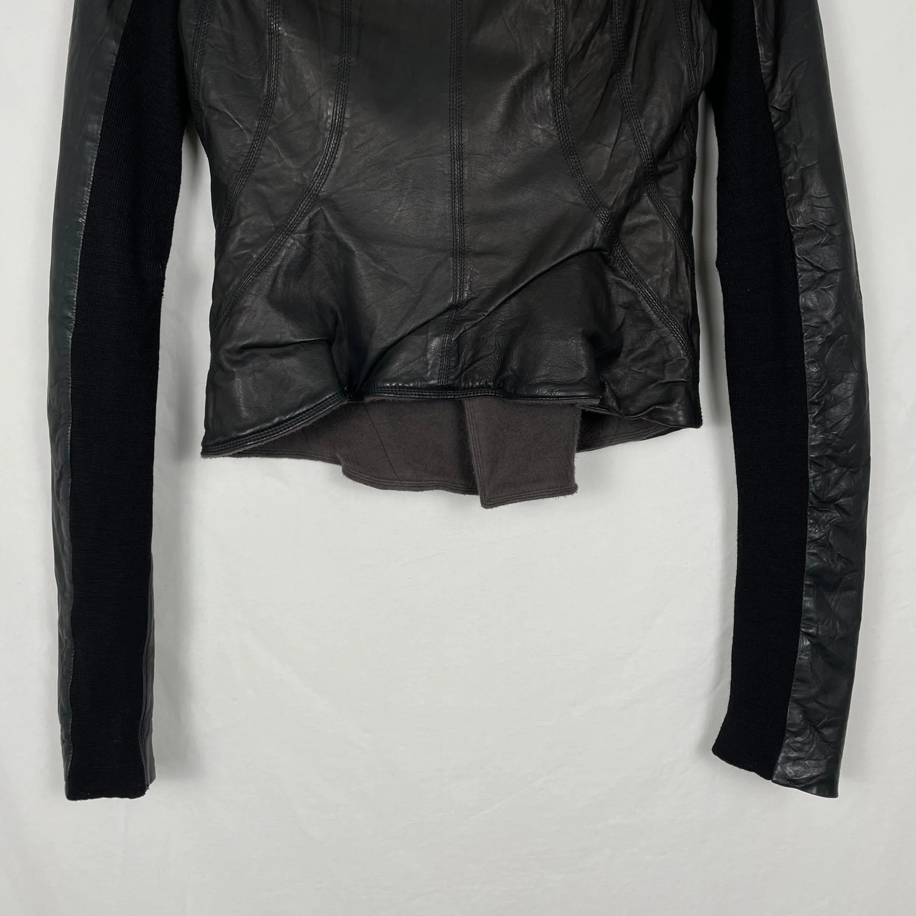 Rick Owens SS14 "Viciuos" Lamb Leather Biker Jacket - Image 7