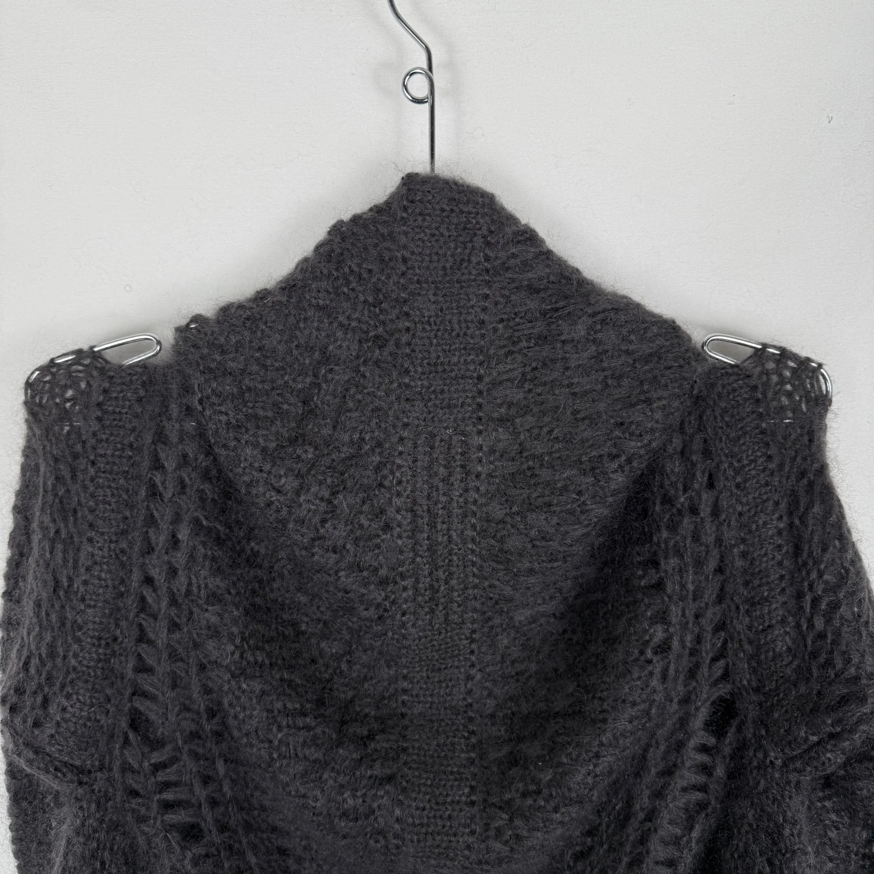 FW14 Rick Owens “Moody” Knit Mohair Cardigan - Image 9