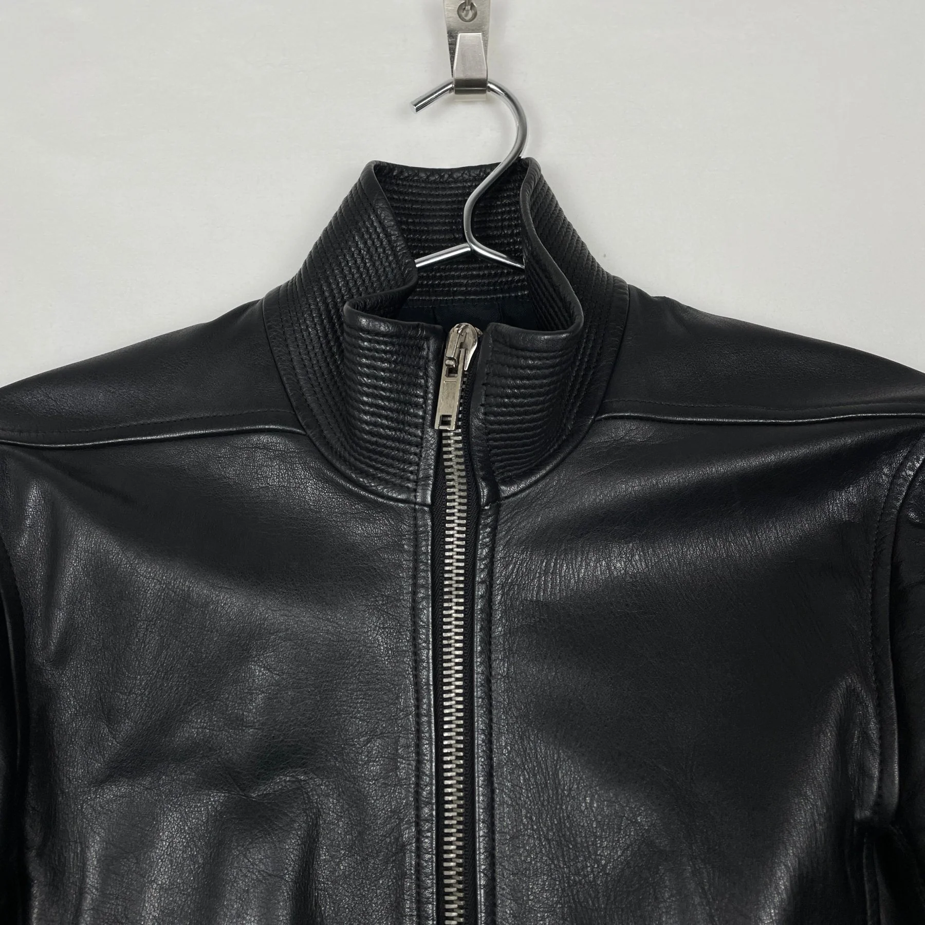 FW11 Rick Owens “Limo” Sternberg Calfskin Leather Jacket - Image 5