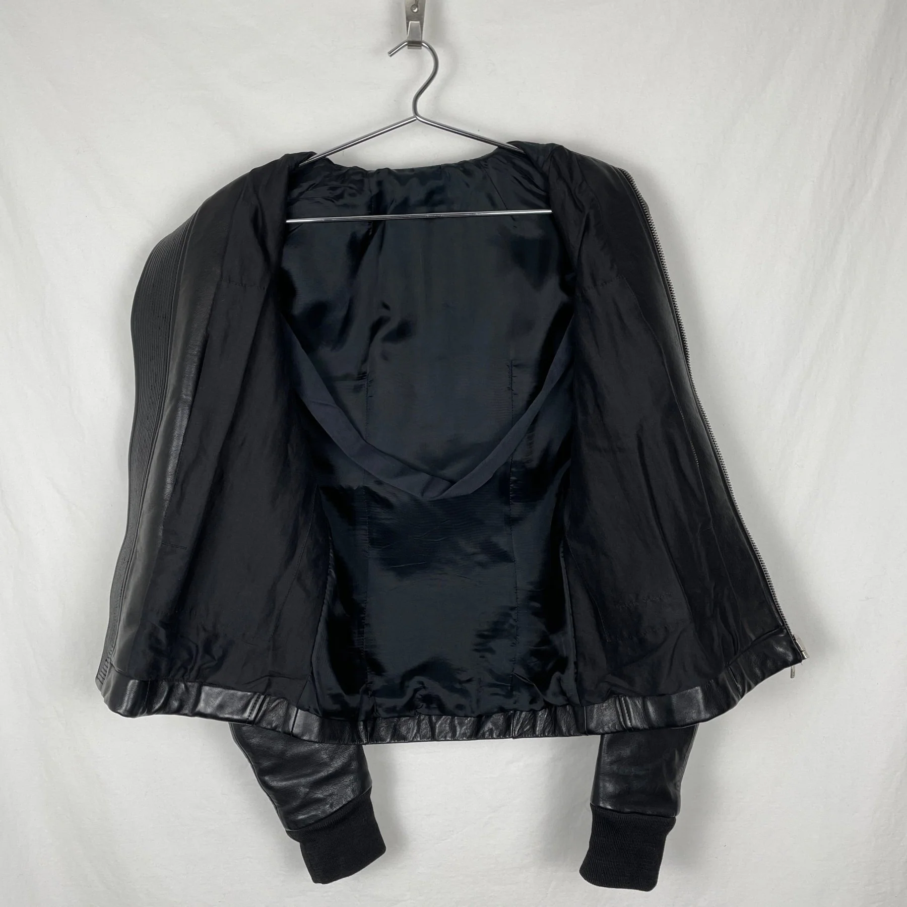 FW11 Rick Owens “Limo” Sternberg Calfskin Leather Jacket - Image 6