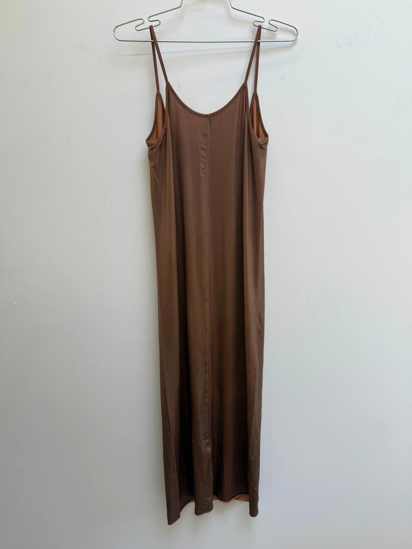 Rick Owens Lilies Dark Tangerine Long Tank Dress - Image 2