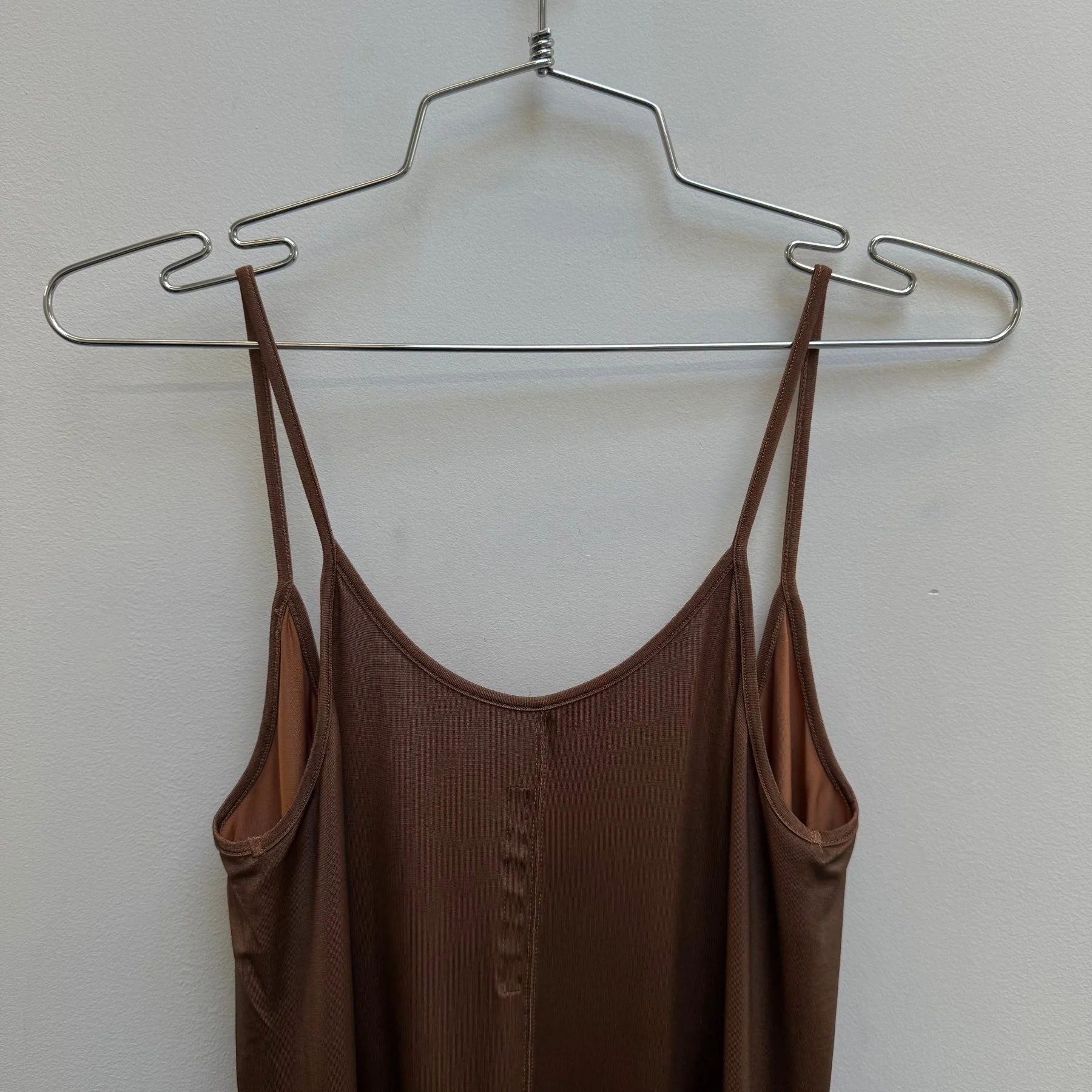 Rick Owens Lilies Dark Tangerine Long Tank Dress - Image 5