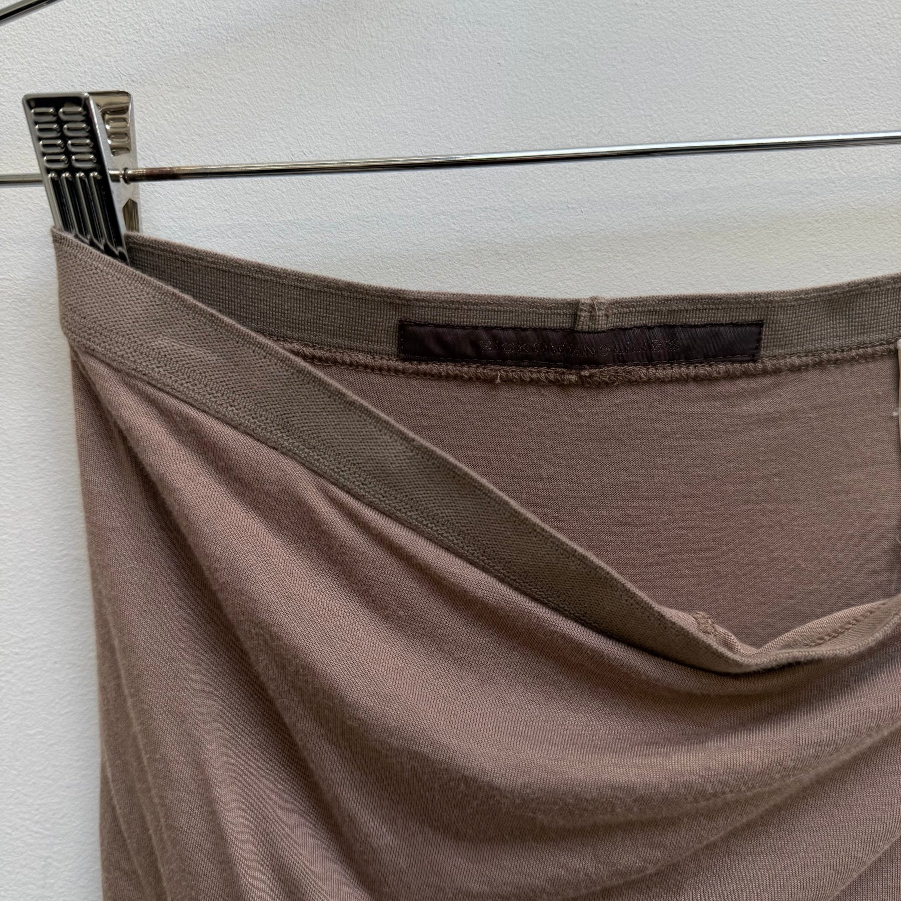 Rick Owens Lillies Nude Maxi Slit Skirt - Image 8