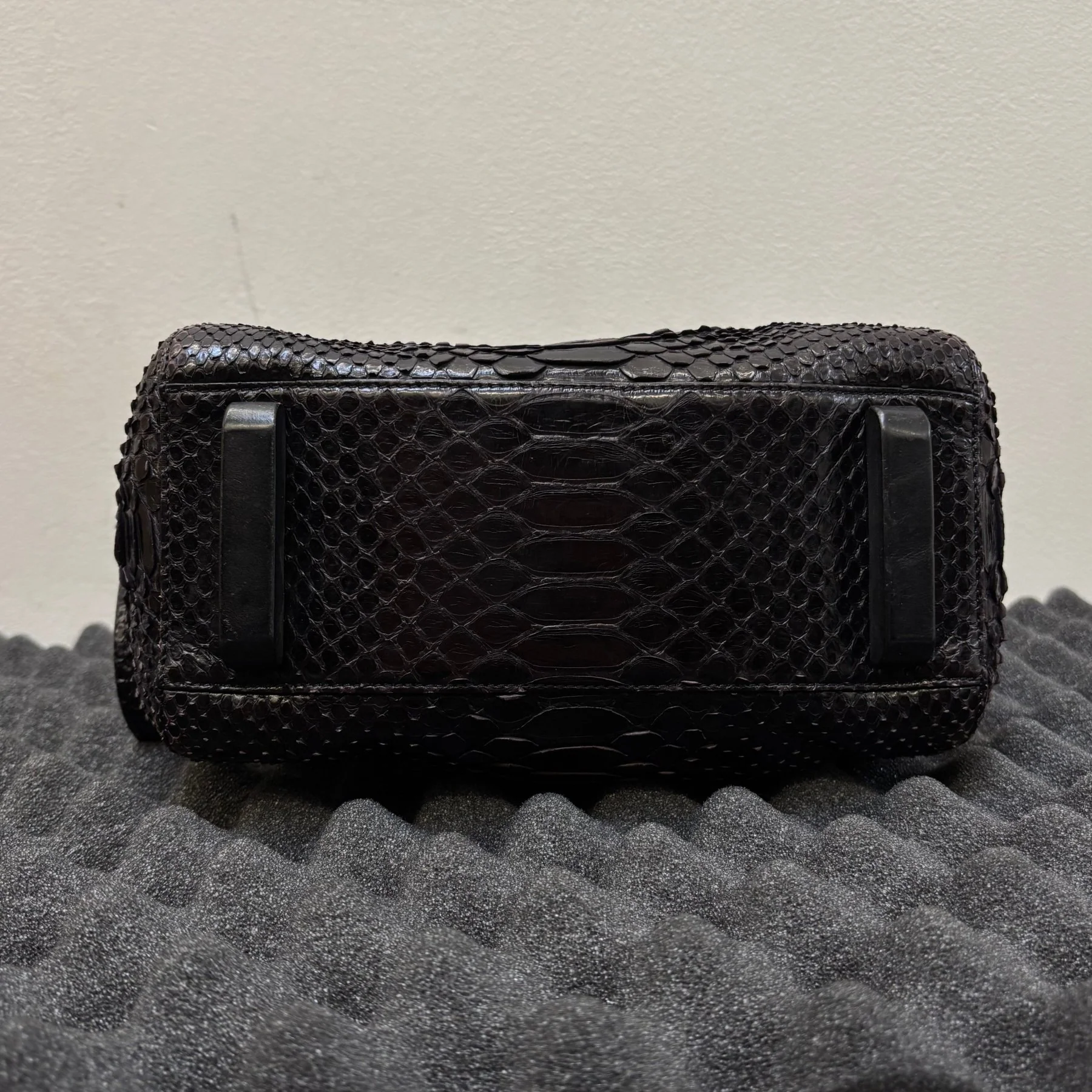 Rick Owens Mini Python Bowling Bag - Image 10