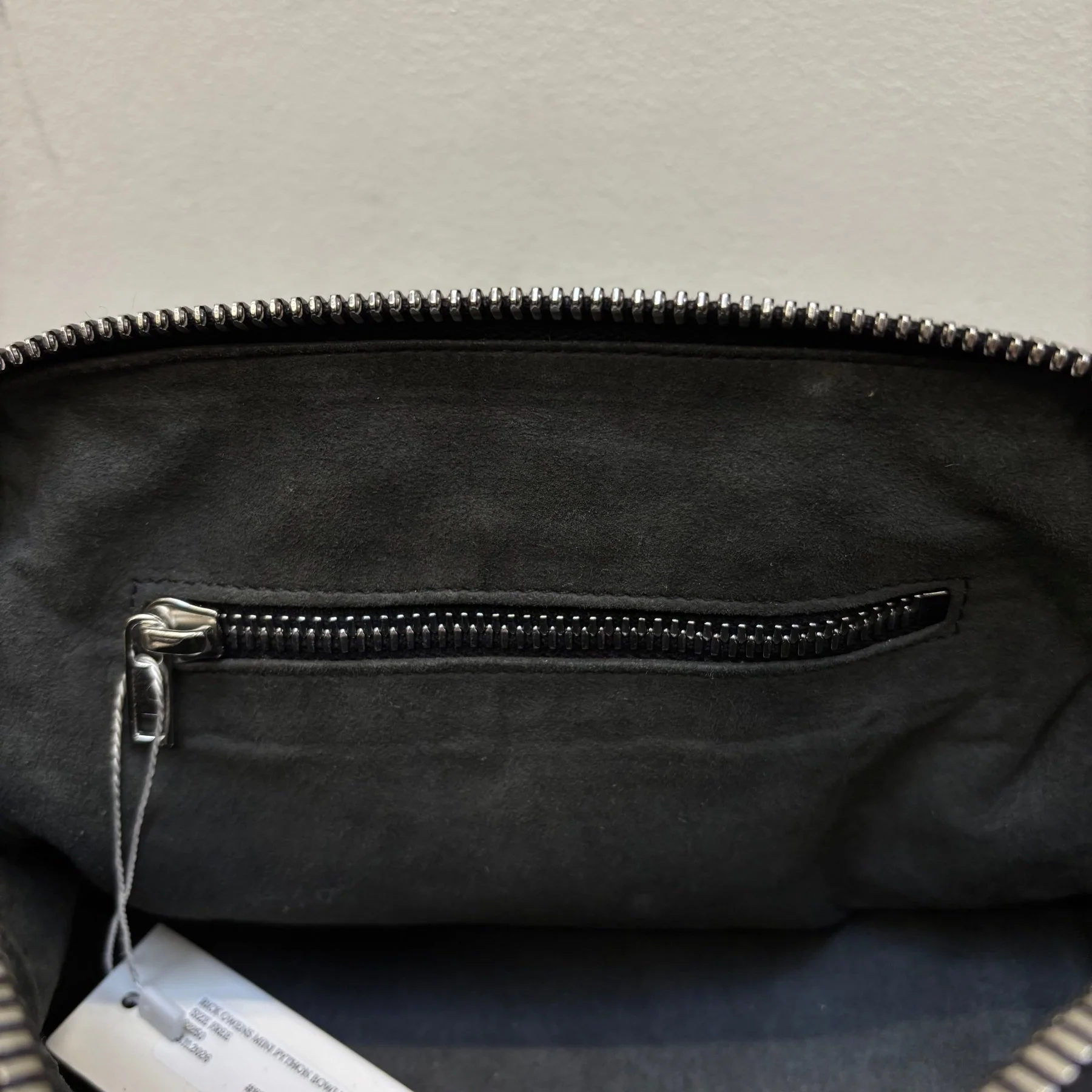 Rick Owens Mini Python Bowling Bag - Image 14
