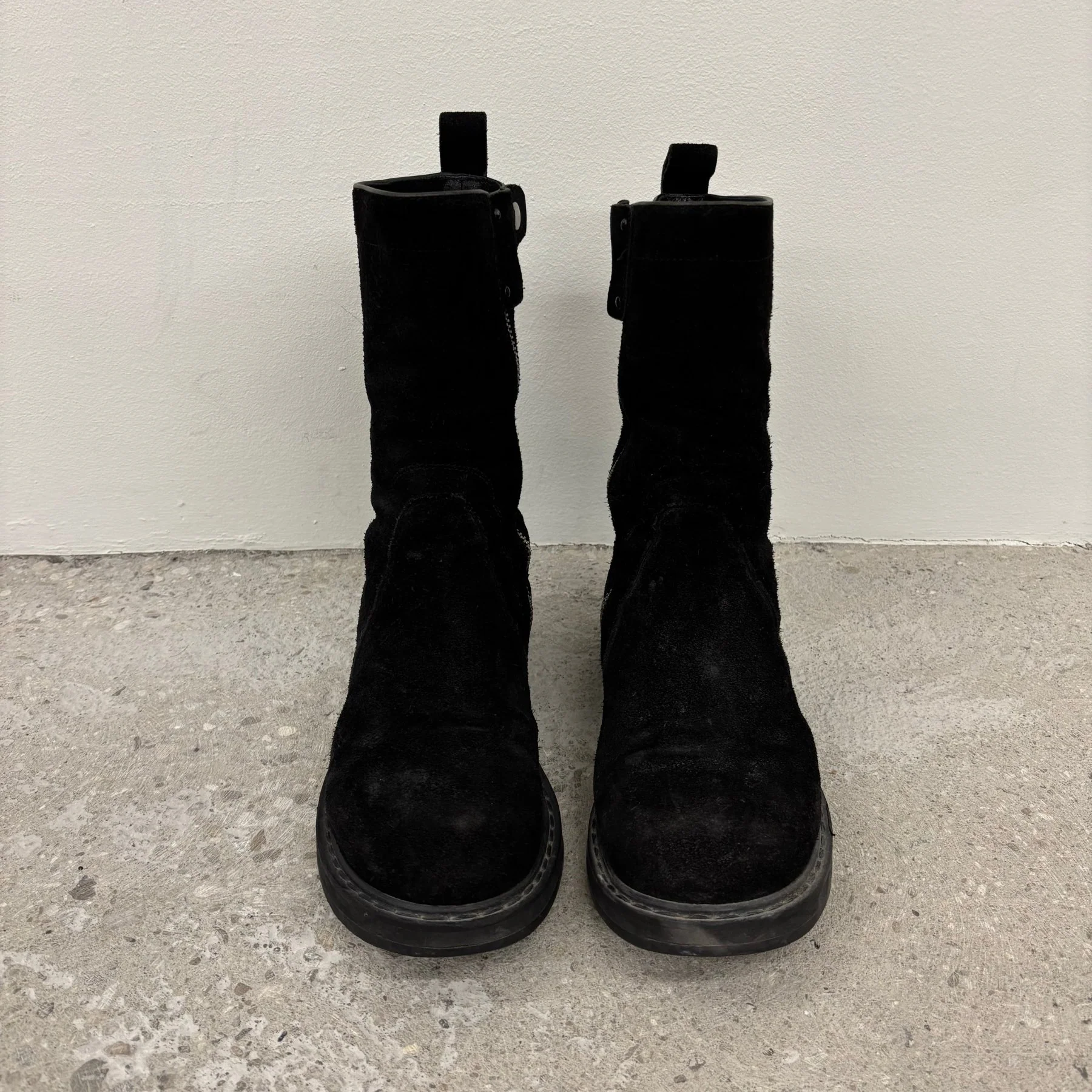 Rick Owens Suede Creeper Boots - Image 3