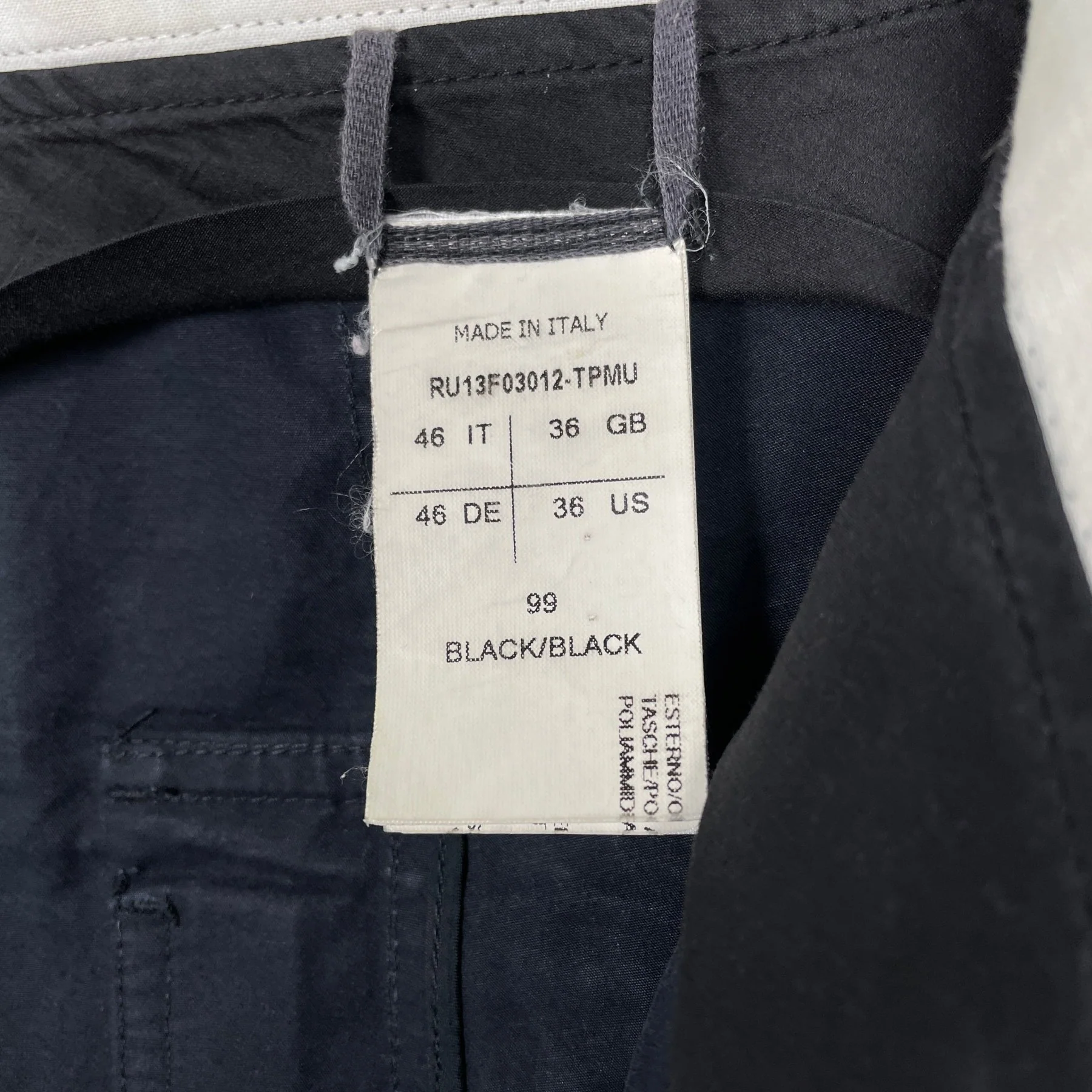 FW13 Rick Owens "Plinth"  Trousers - Image 13