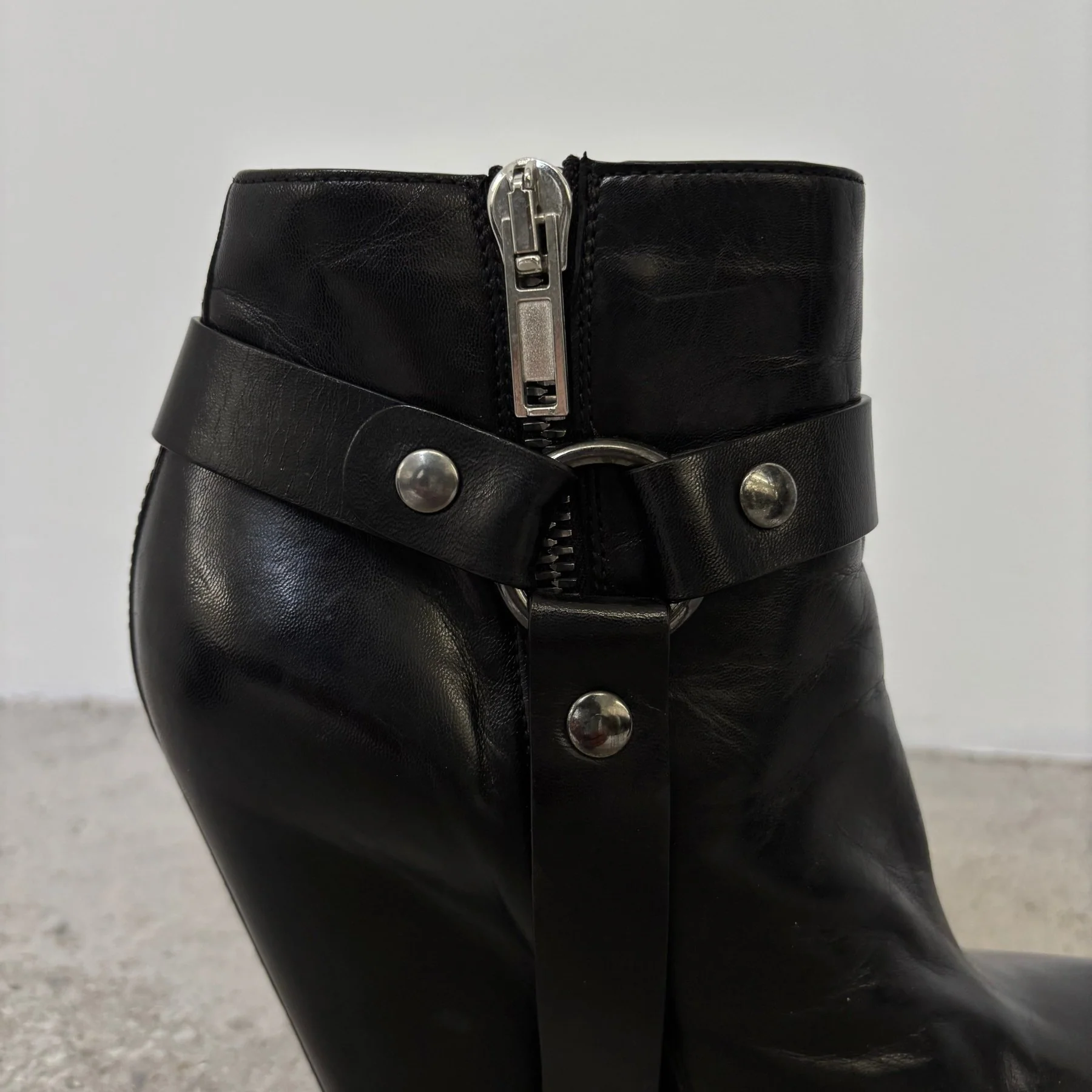 Rick Owens Wedged Buckle Heels - Image 5