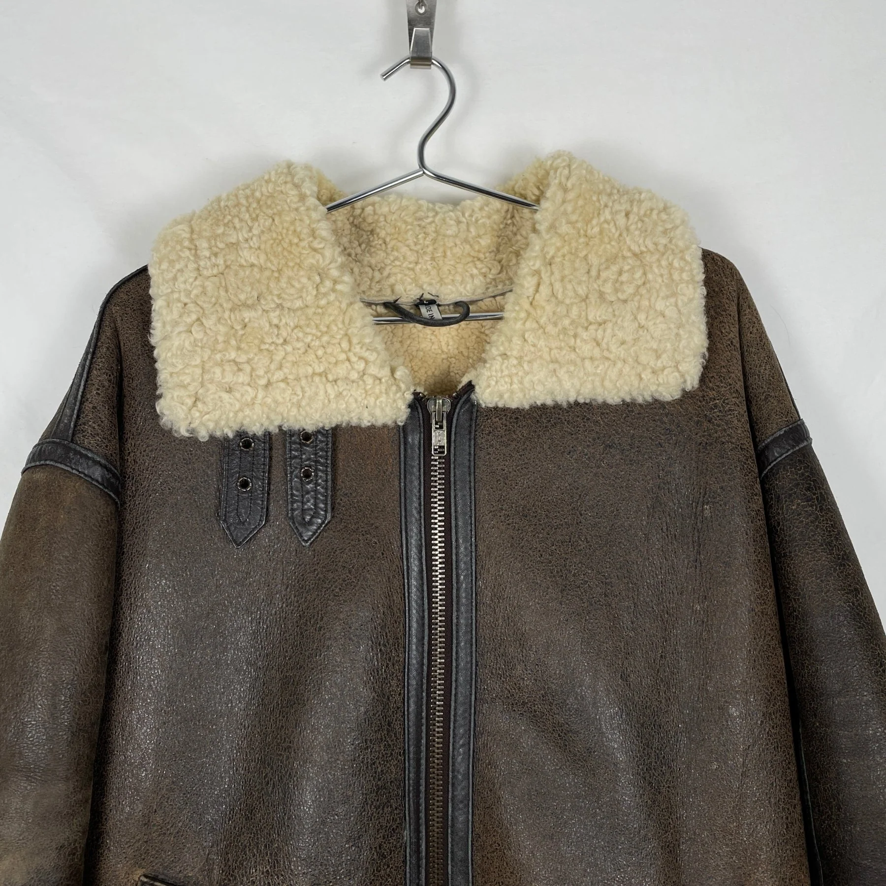Stone Island Shearling Aviator Jacket - Image 2