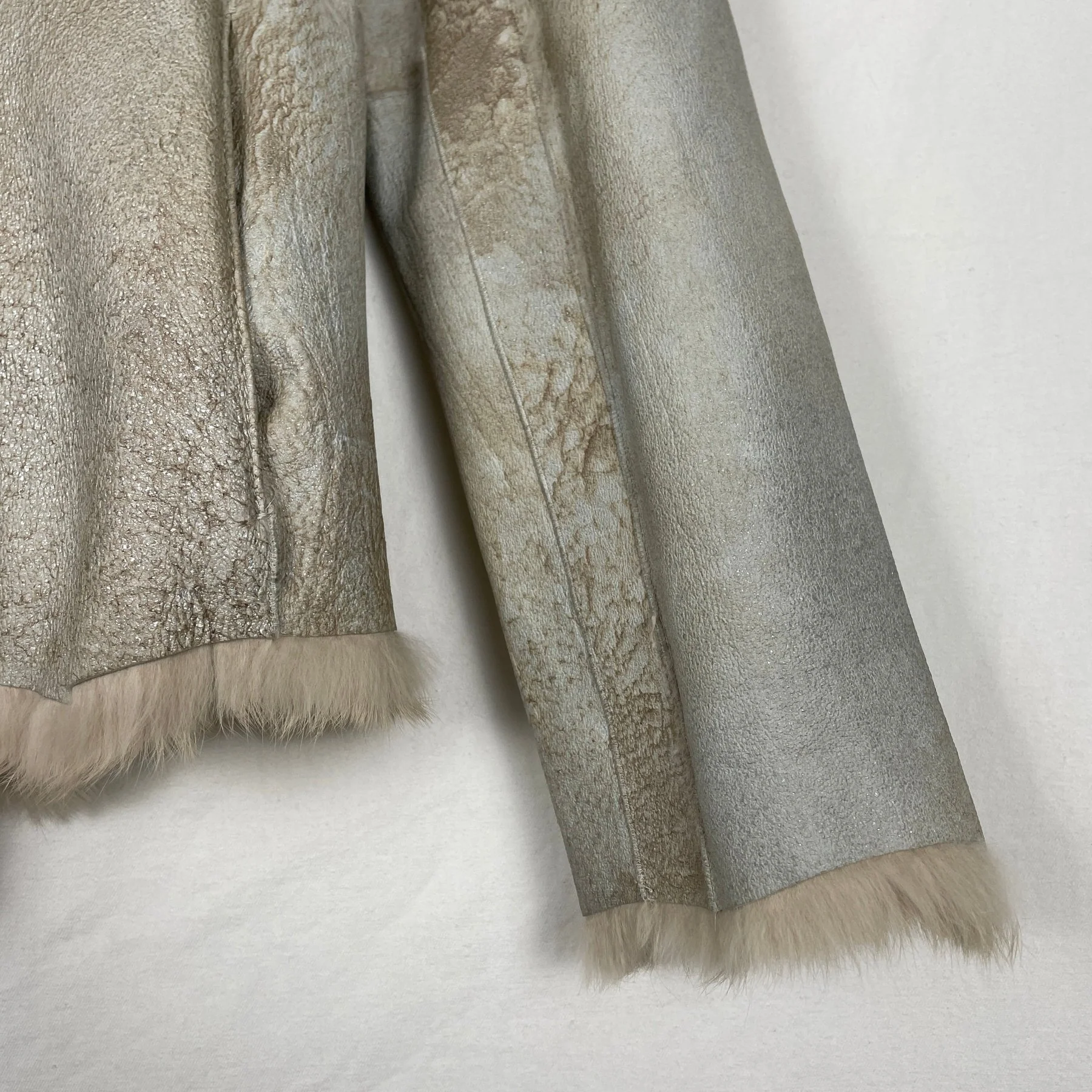 Ritsuko Shirahama Rabbit Fur Jacket - Image 4