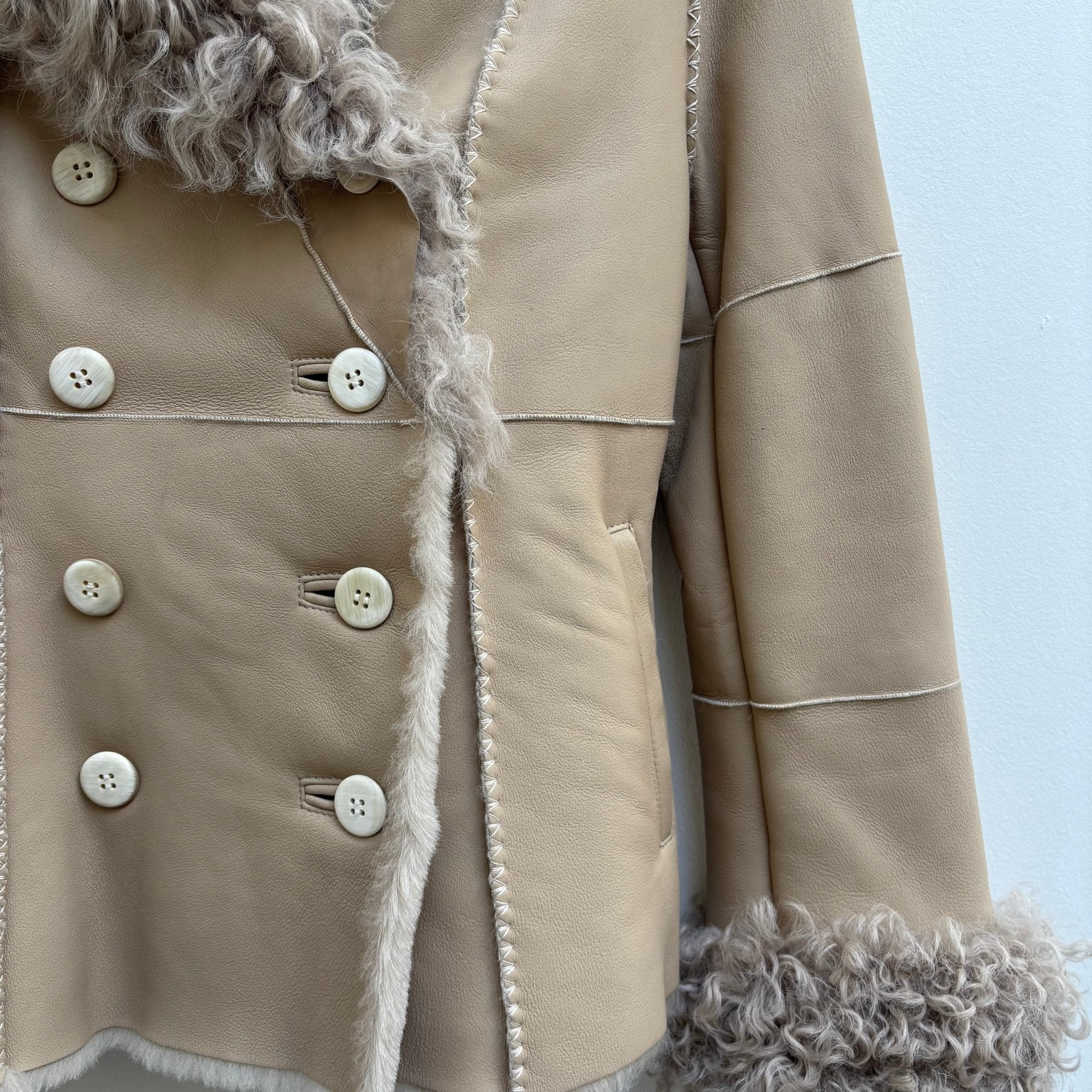 Ritsuko Shirahama Sheepskin Jacket - Image 6