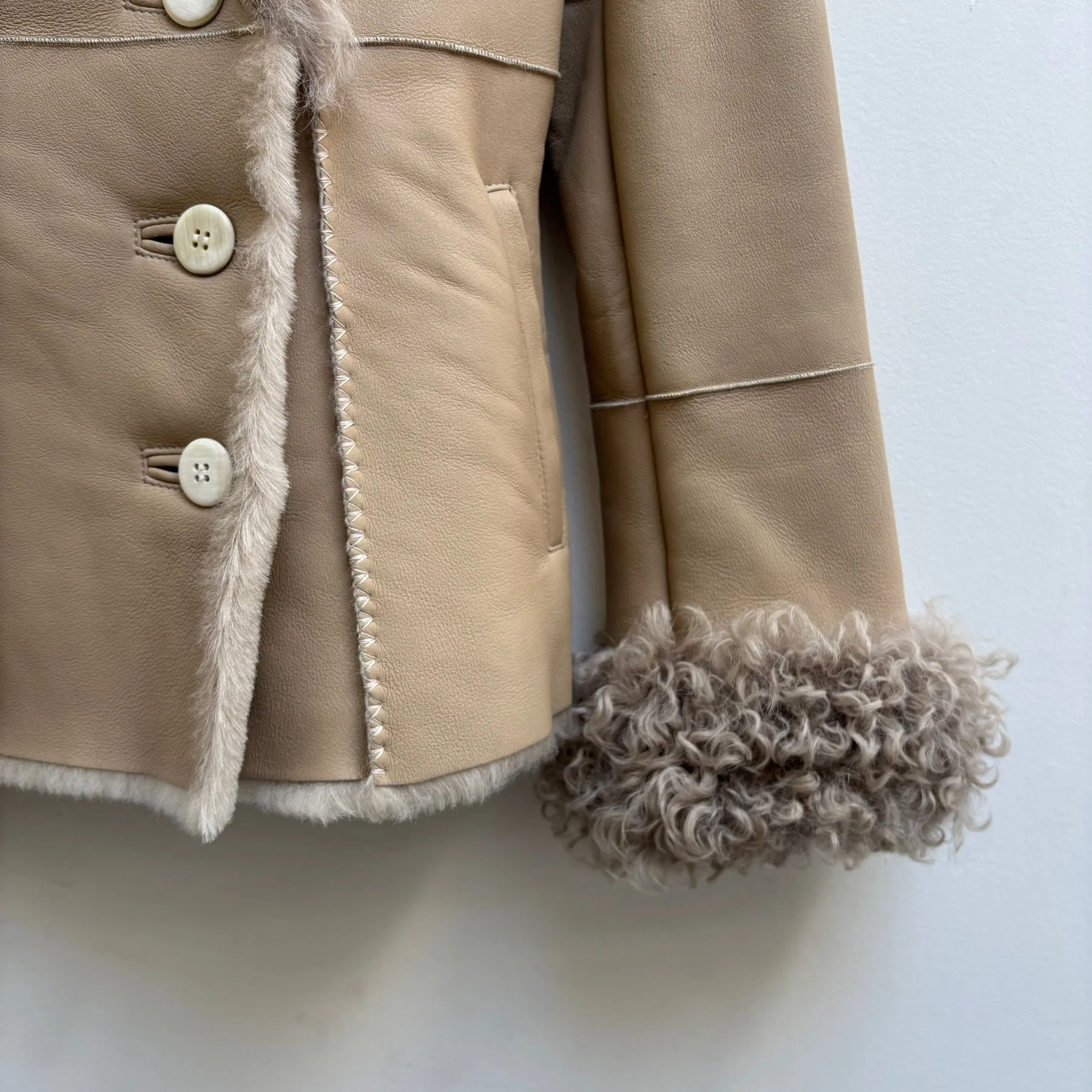 Ritsuko Shirahama Sheepskin Jacket - Image 7