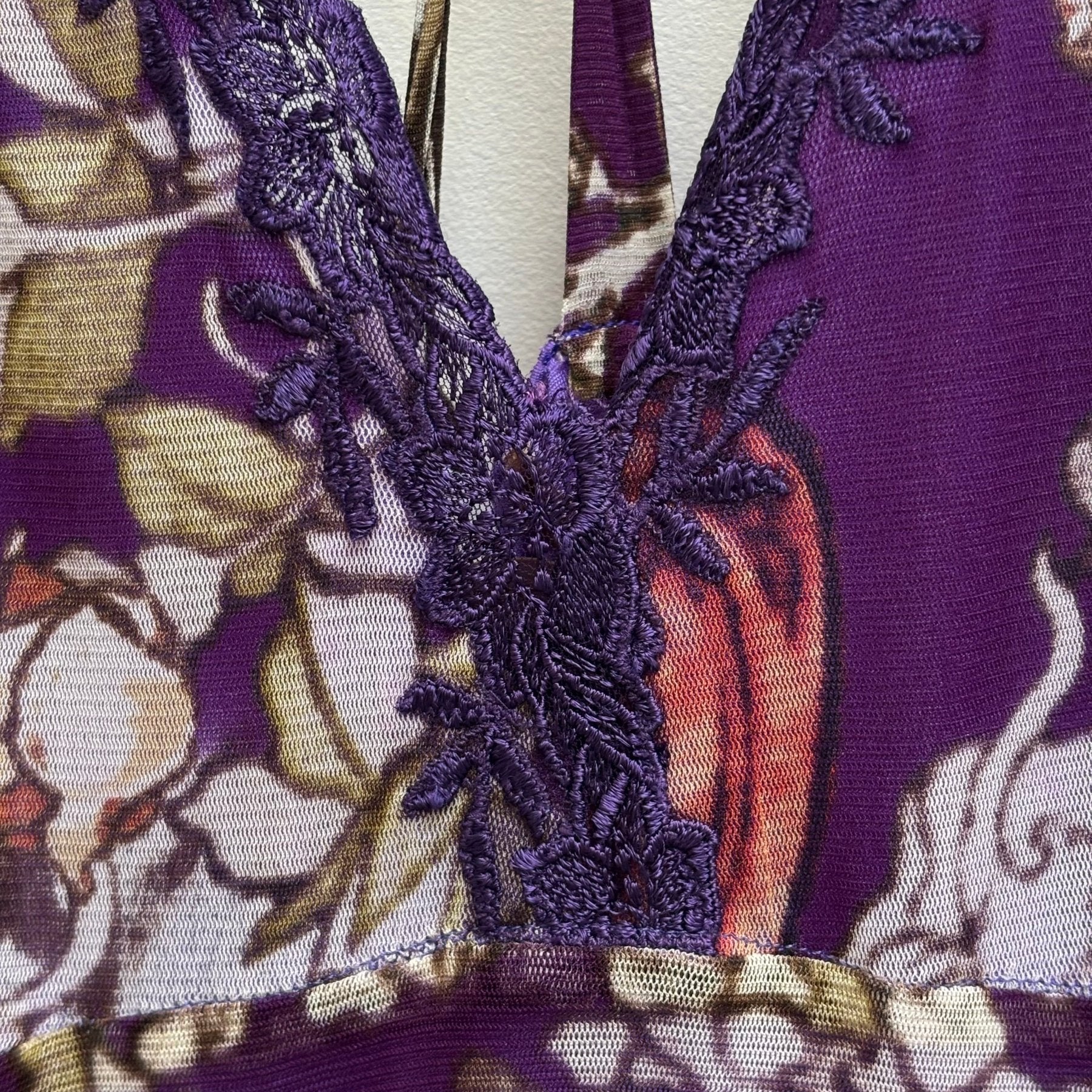 Roberto Cavalli Floral Patterned Summer Dress - Image 5