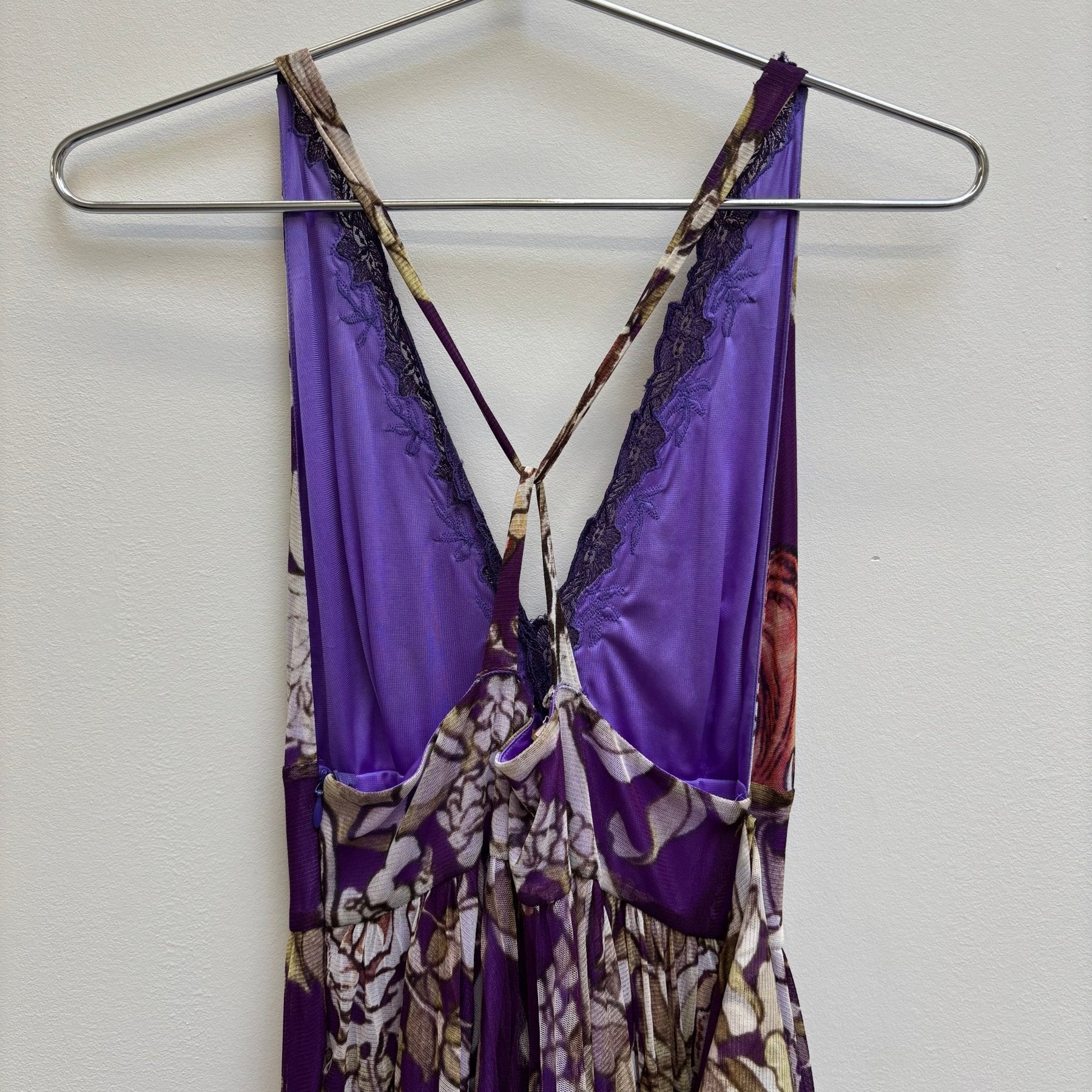Roberto Cavalli Floral Patterned Summer Dress - Image 7