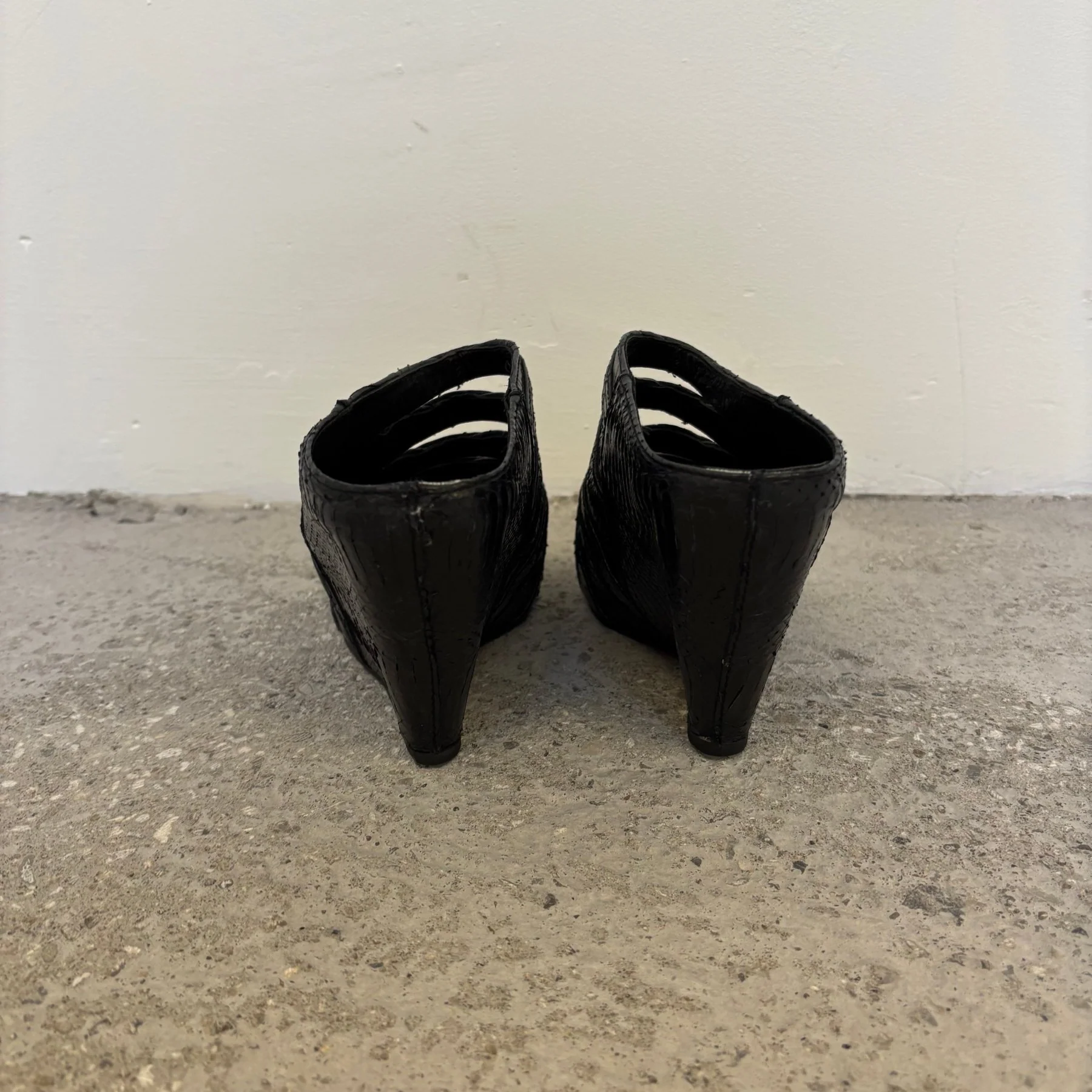 SS11 Rick Owens “Anthem” Wedge Heels - Image 4