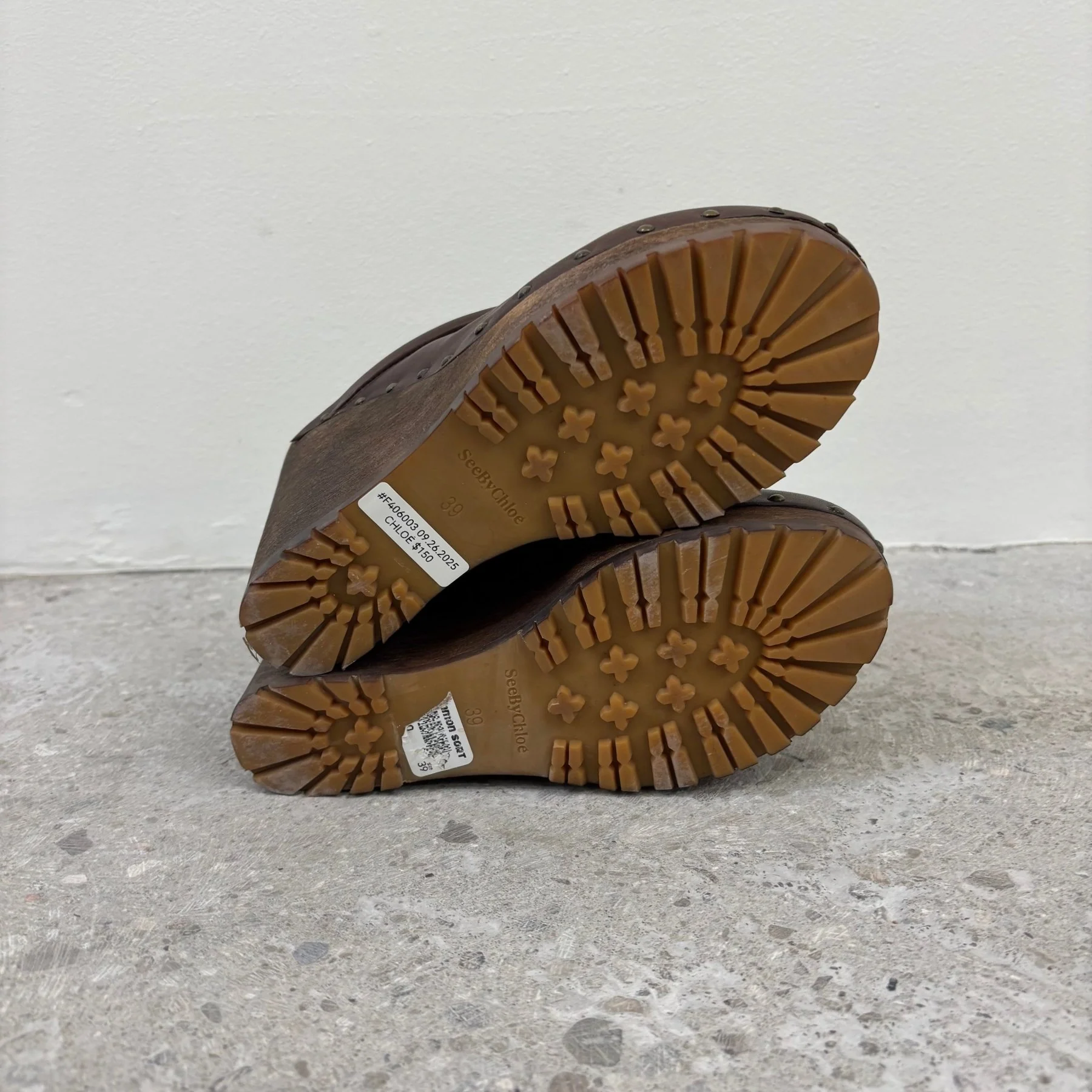 See by Chloé Studded Wedge Clogs - Image 8
