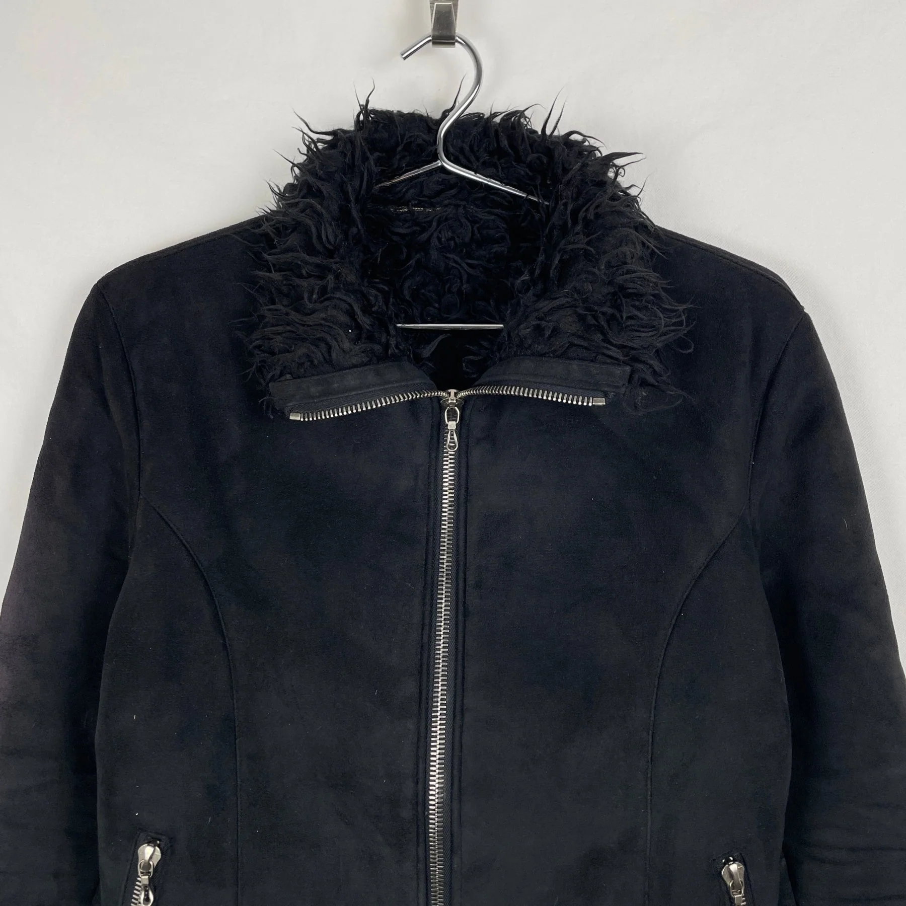 Shellac Faux Mouton Riders Jacket - Image 3