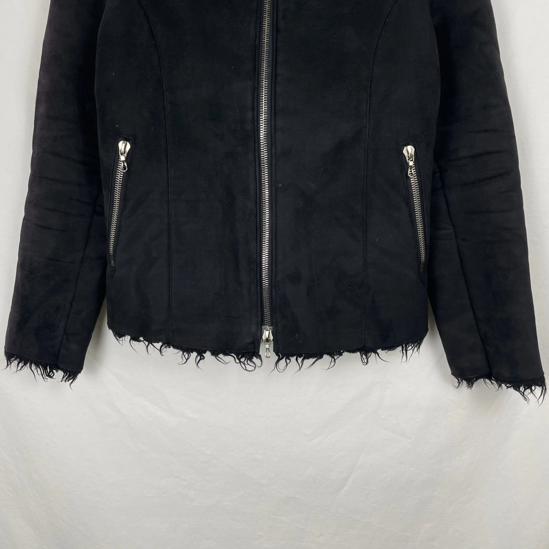 Shellac Faux Mouton Riders Jacket - Image 4