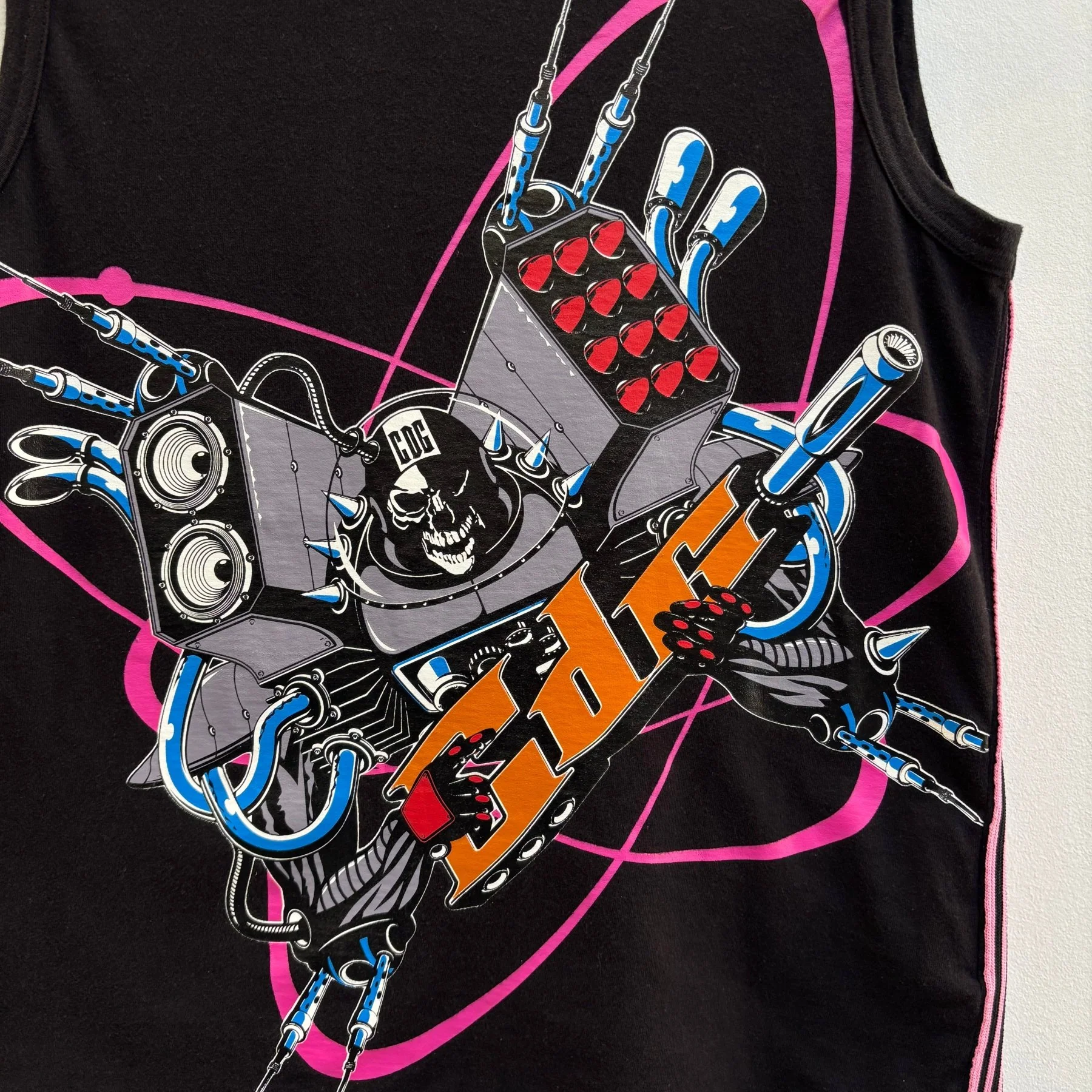 SS04 Comme Des Garçons Sideline Graphic Tank Top - Image 5