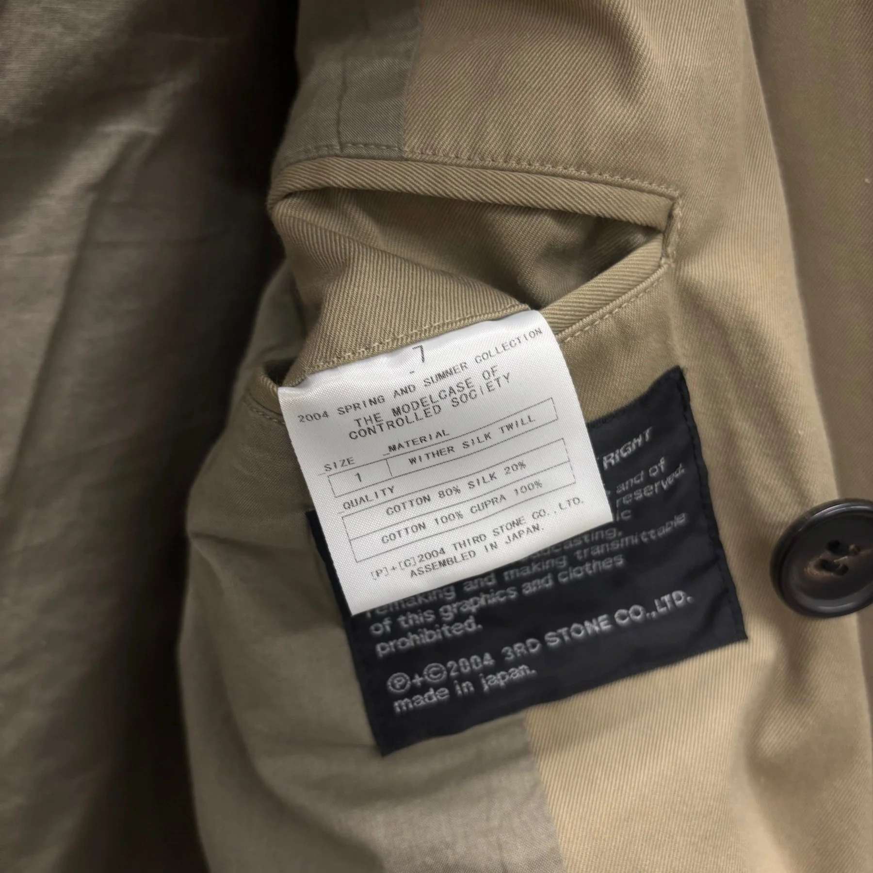 SS04 Julius Double Breasted Trench Coat - Image 15