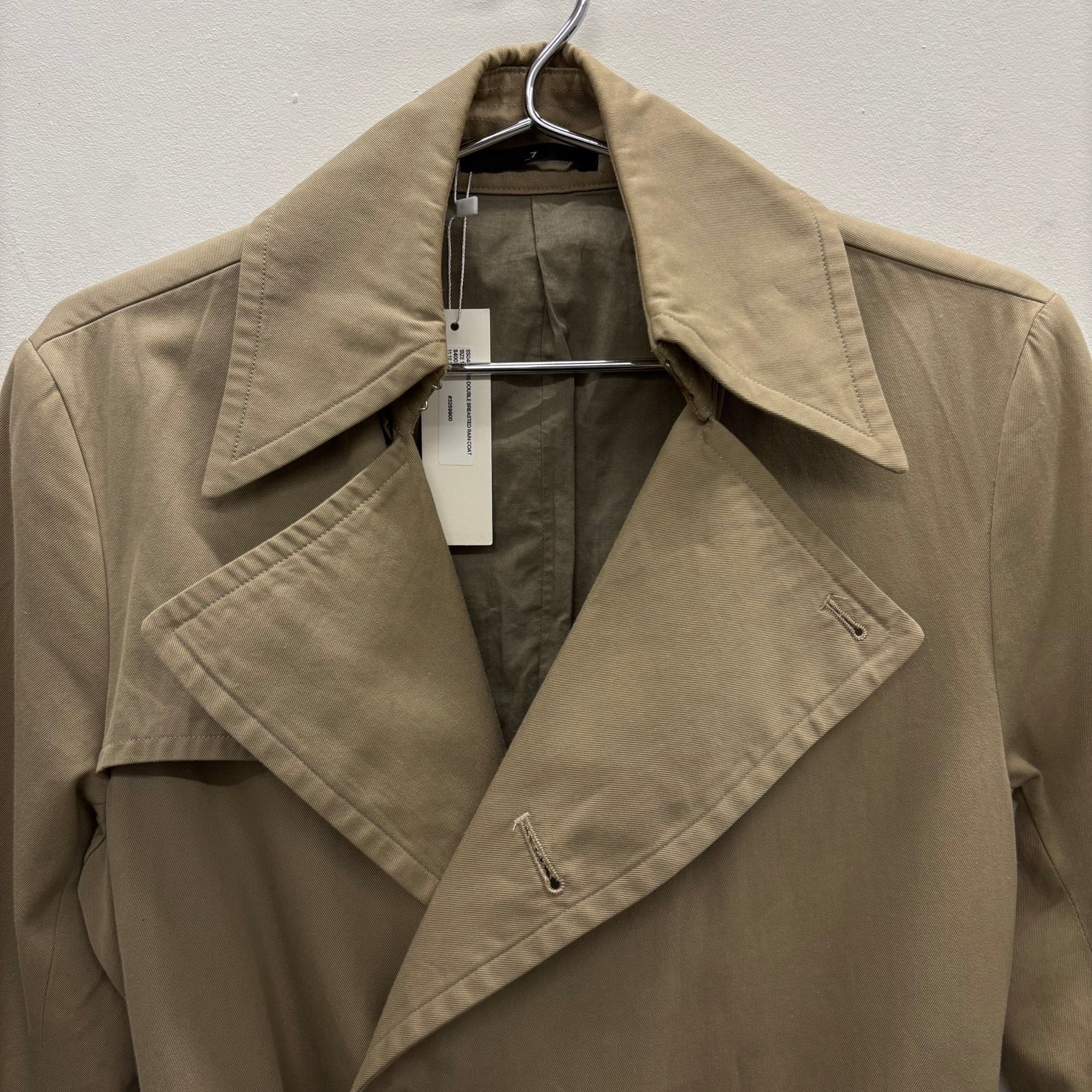 SS04 Julius Double Breasted Trench Coat - Image 4