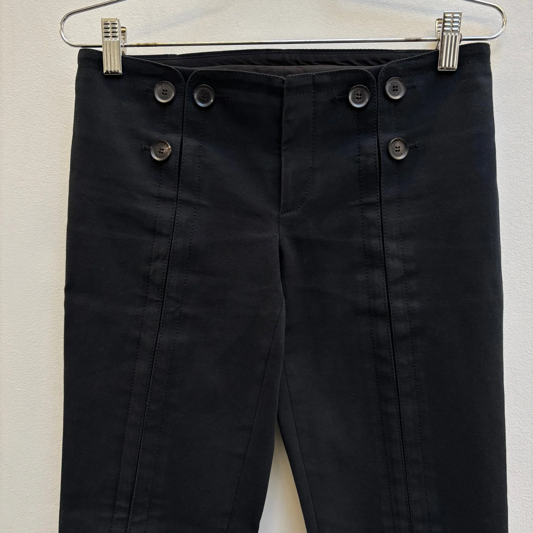 SS06 Gucci By Frida Giannini Low Rise Sailor Trousers - Image 3