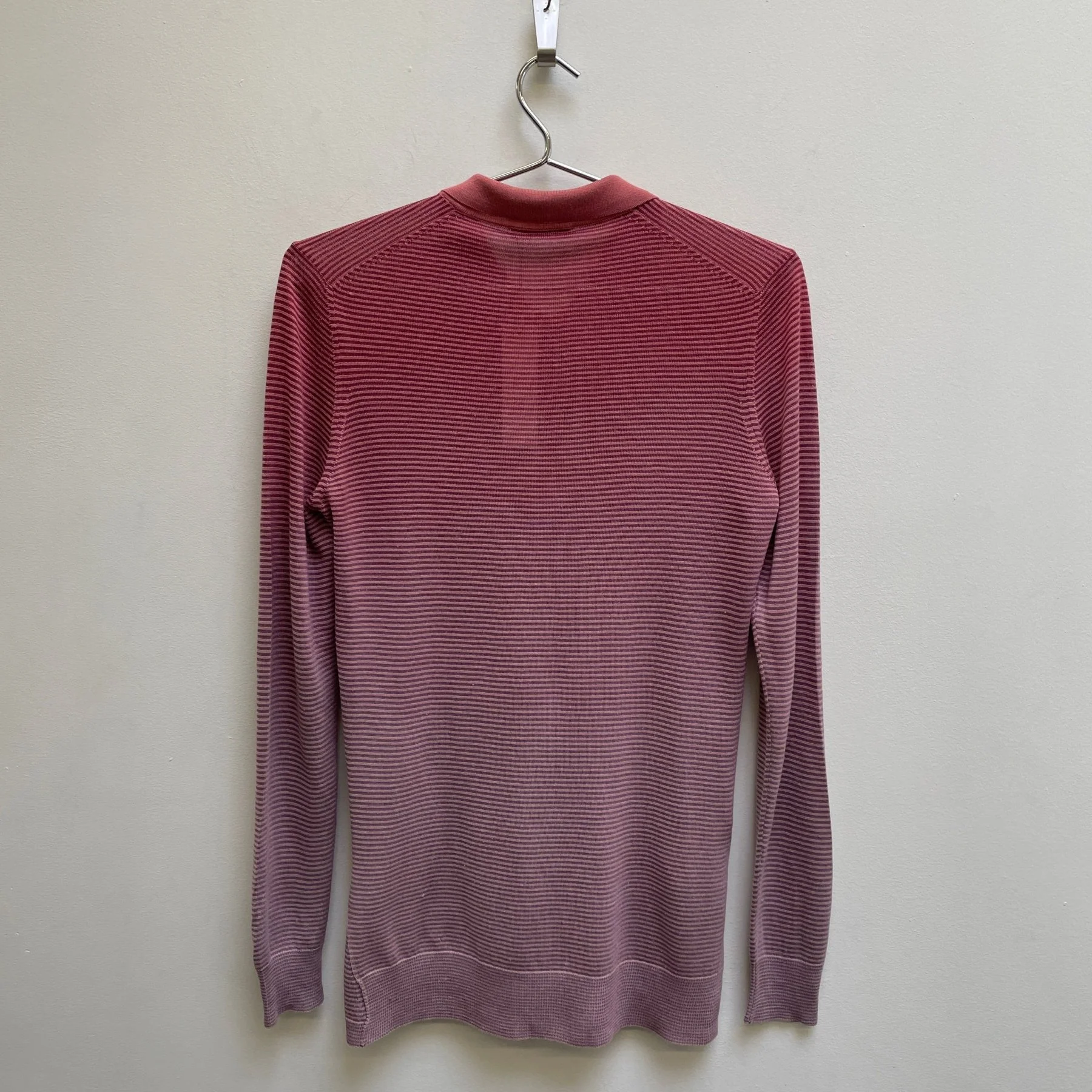 SS07 Prada Gradient Striped L/S Polo - Image 2