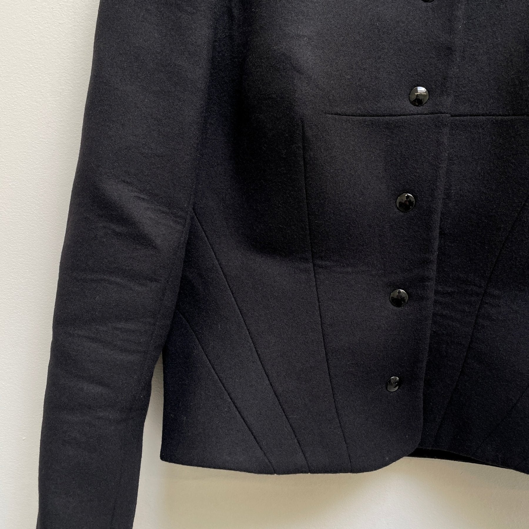 SS08 Balenciaga by Nicolas Ghesquiere Structured Wool Jacket - Image 5