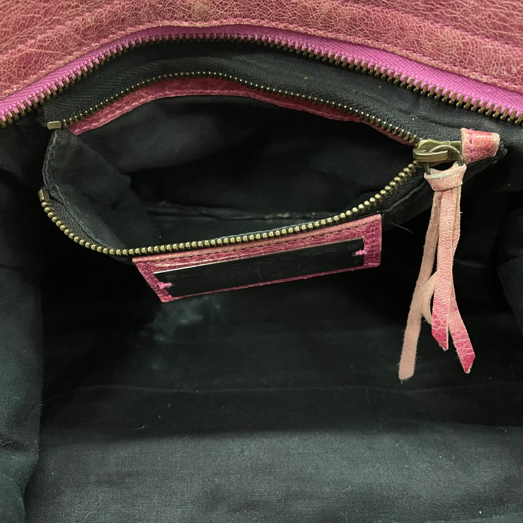 SS08 Balenciaga City Bag (Hot Pink) - Image 15