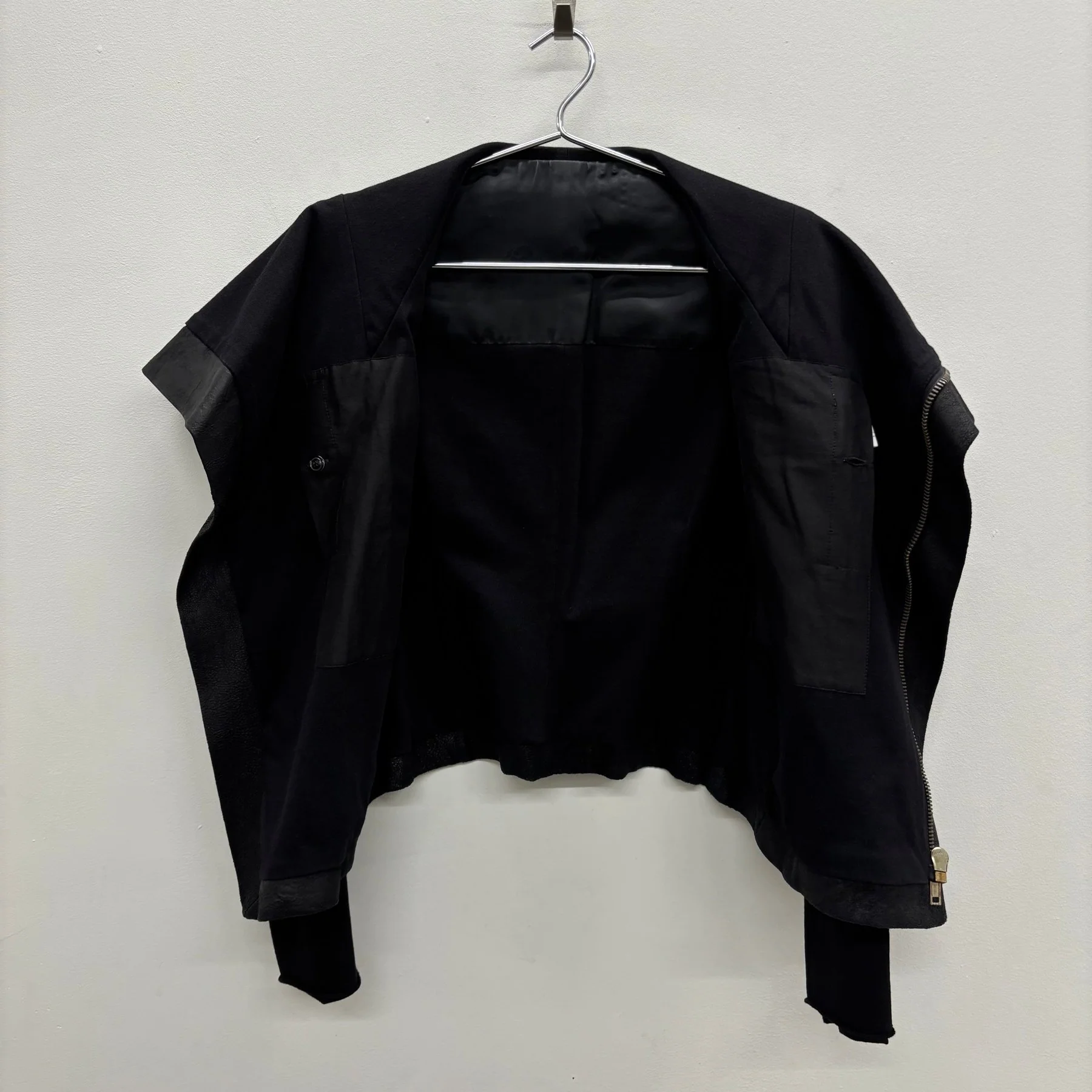 SS09 ‘STRUTTER’ Rick Owens Lamb Leather Biker Jacket - Image 13