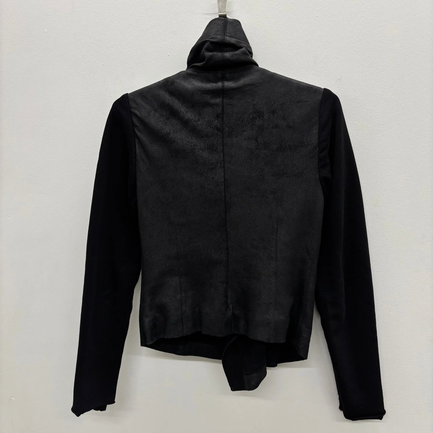 SS09 ‘STRUTTER’ Rick Owens Lamb Leather Biker Jacket - Image 2