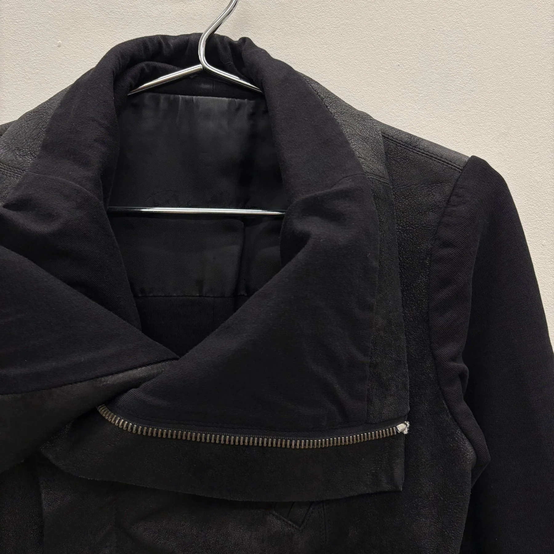 SS09 ‘STRUTTER’ Rick Owens Lamb Leather Biker Jacket - Image 6