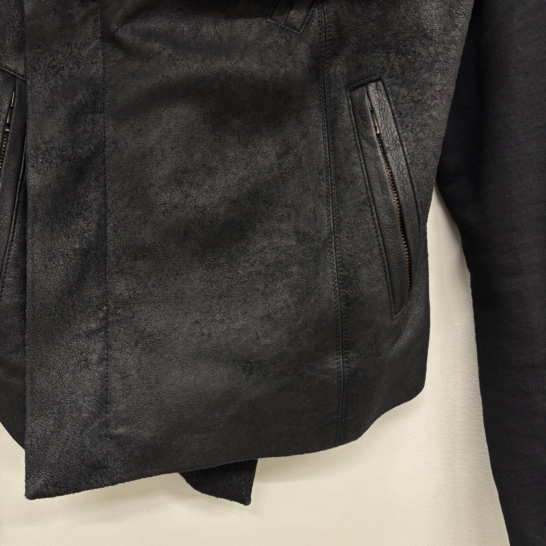 SS09 ‘STRUTTER’ Rick Owens Lamb Leather Biker Jacket - Image 8