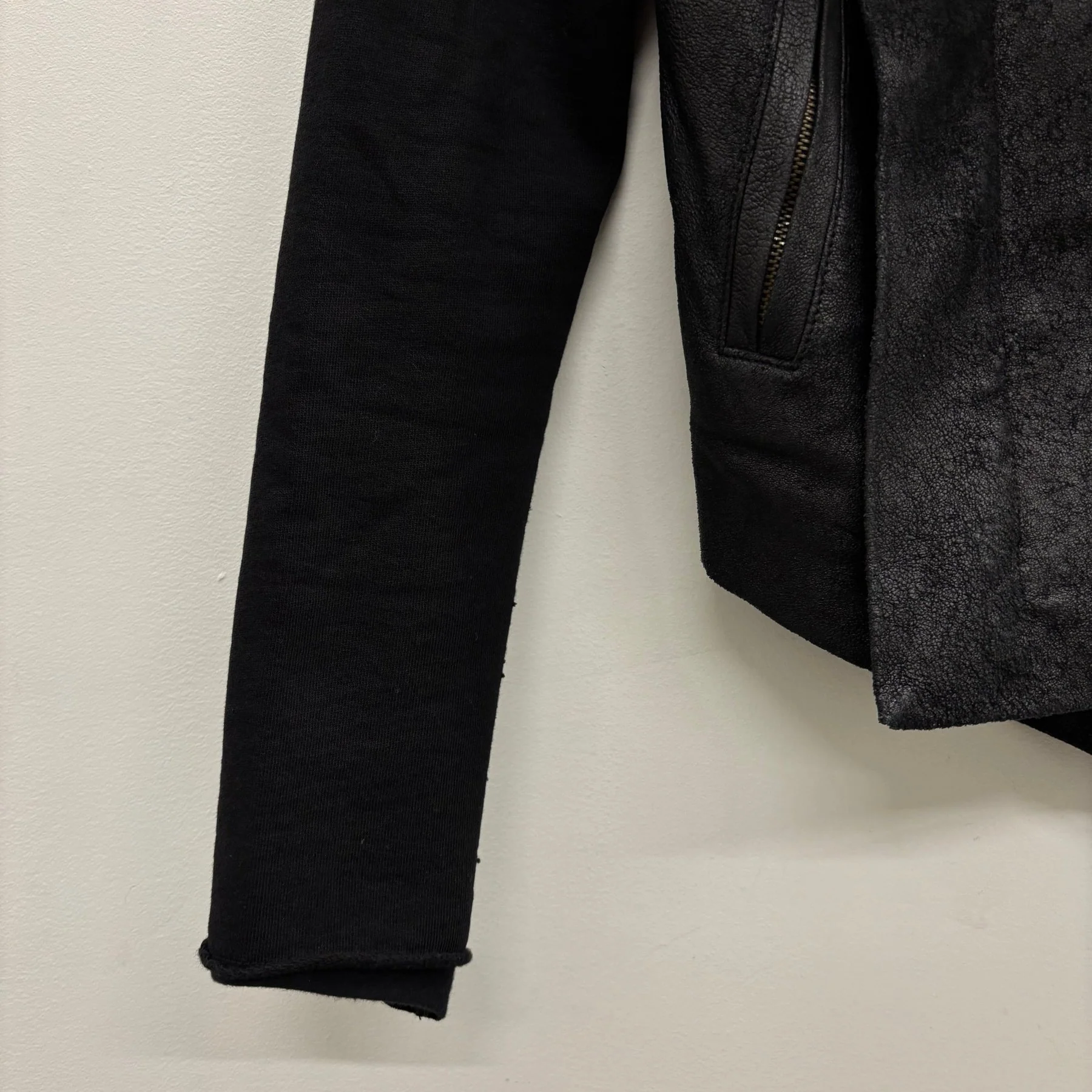SS09 ‘STRUTTER’ Rick Owens Lamb Leather Biker Jacket - Image 9