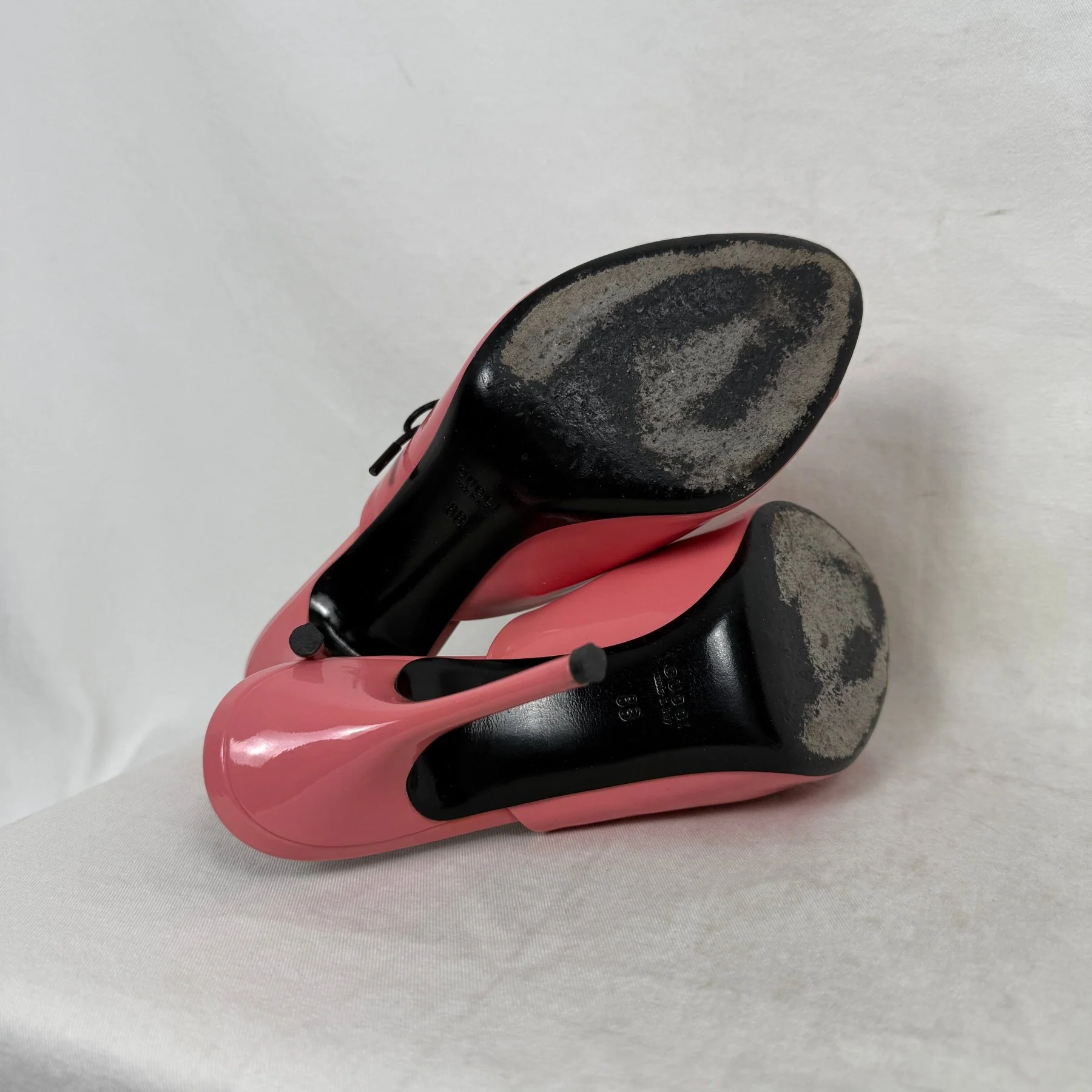 SS08 Gucci Patent Leather Mules - Image 6