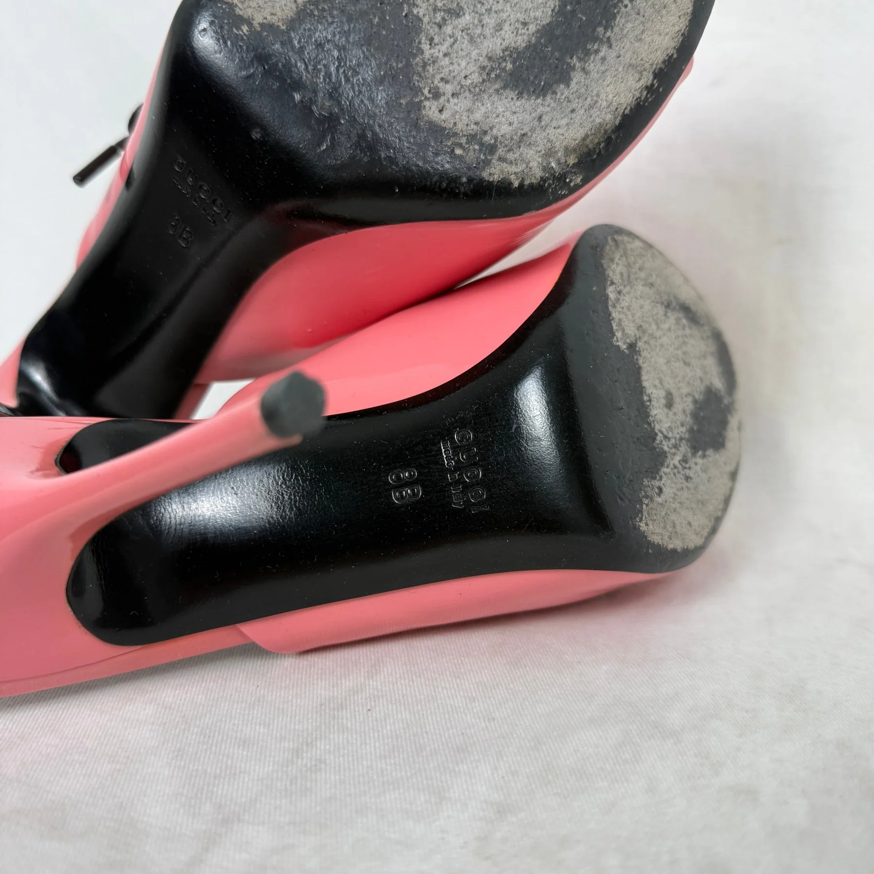 SS08 Gucci Patent Leather Mules - Image 7