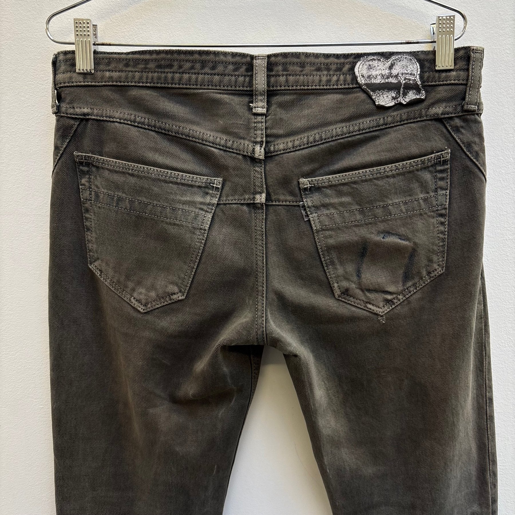 SS08 Number Nine Mudwash Jeans - Image 10
