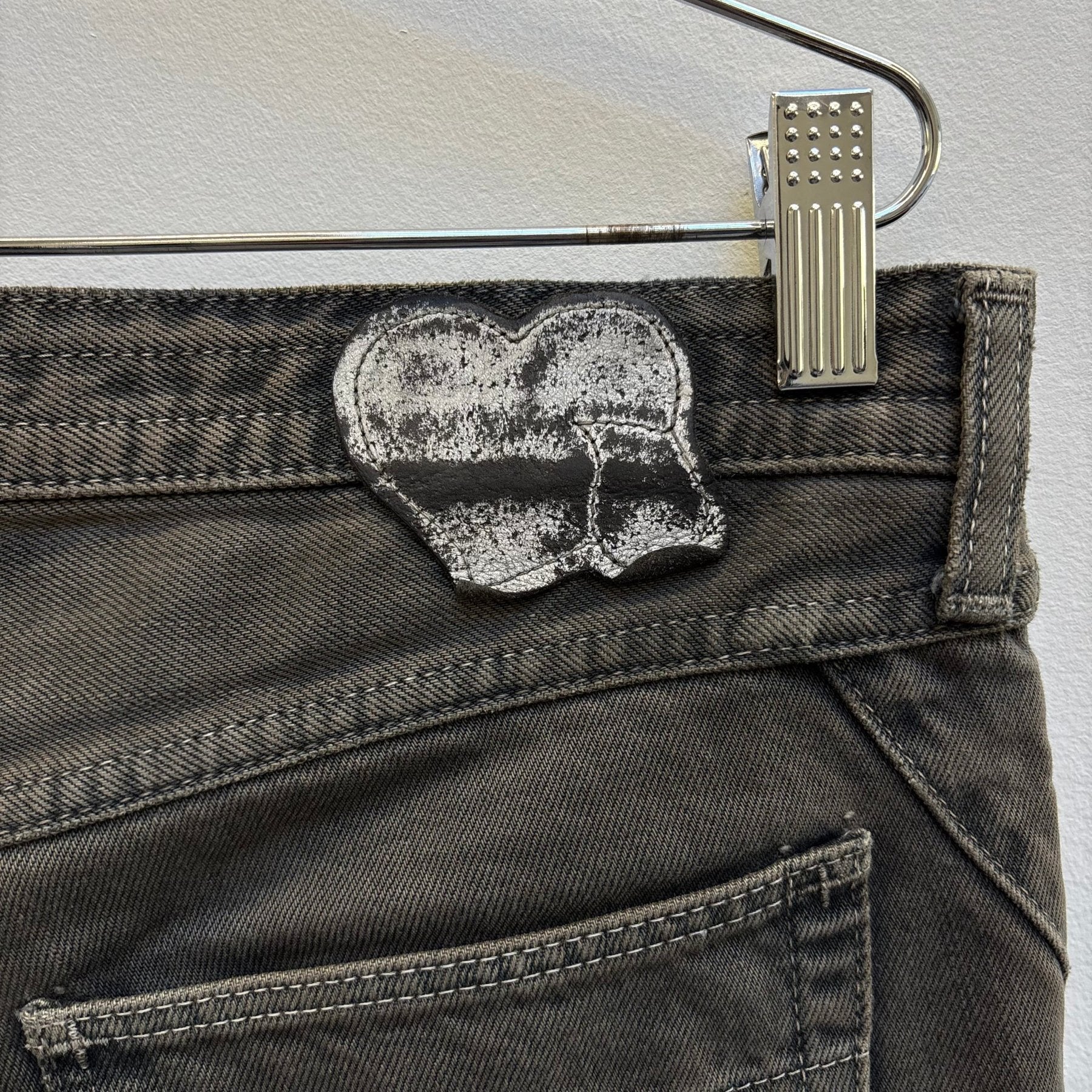 SS08 Number Nine Mudwash Jeans - Image 12