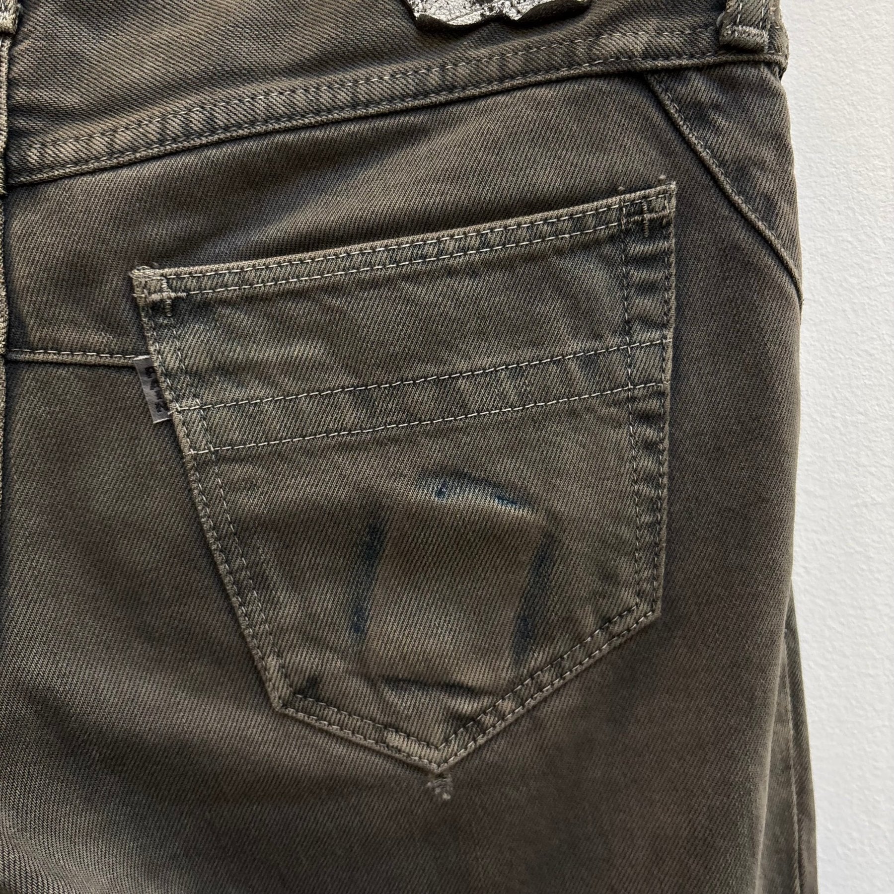 SS08 Number Nine Mudwash Jeans - Image 13