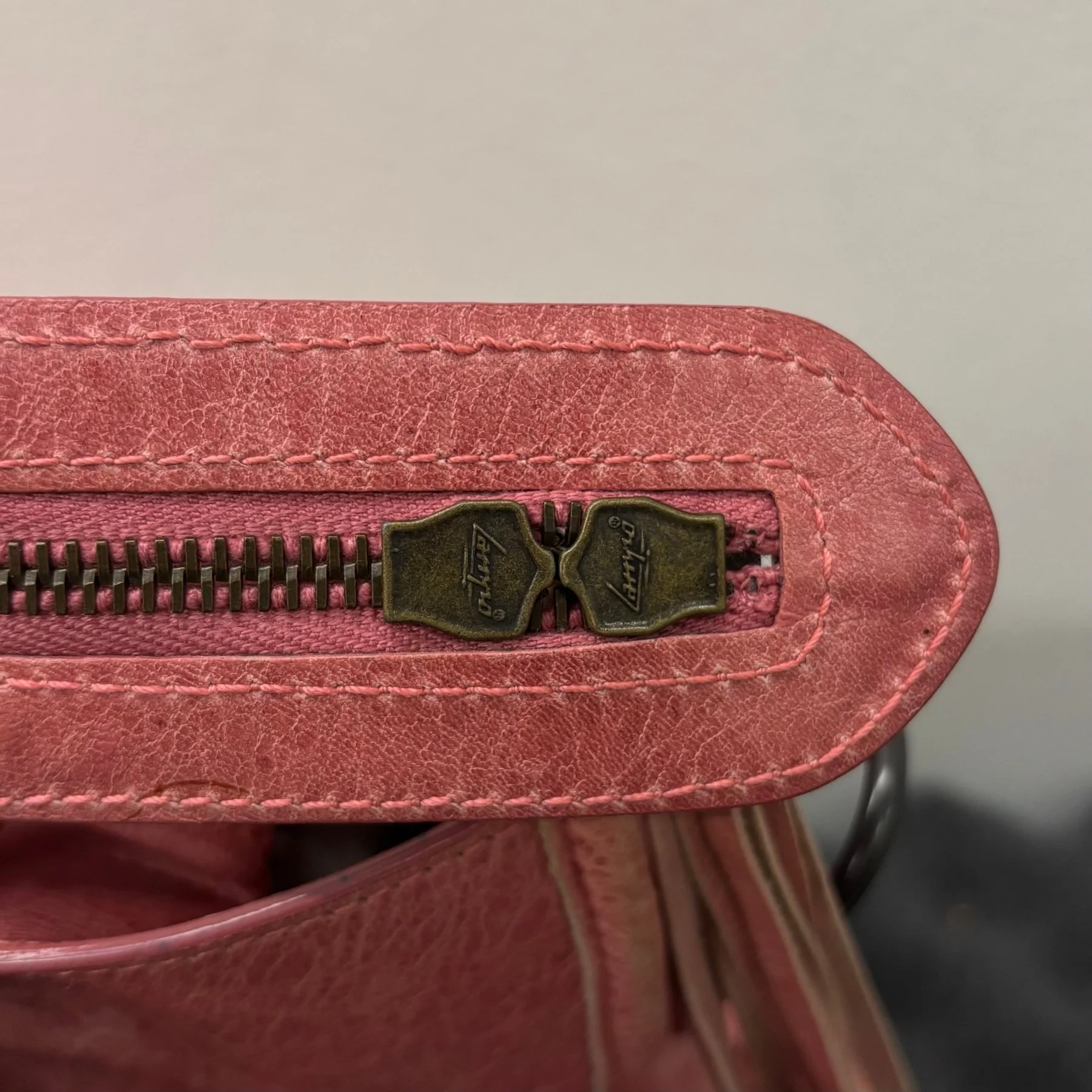 SS09 Balenciaga Pink City Leather Bag - Image 21