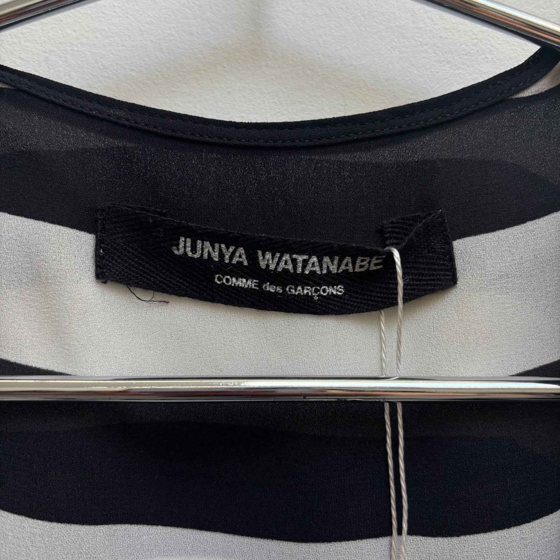 SS09 Junya Watanabe Striped Draped Top - Image 10