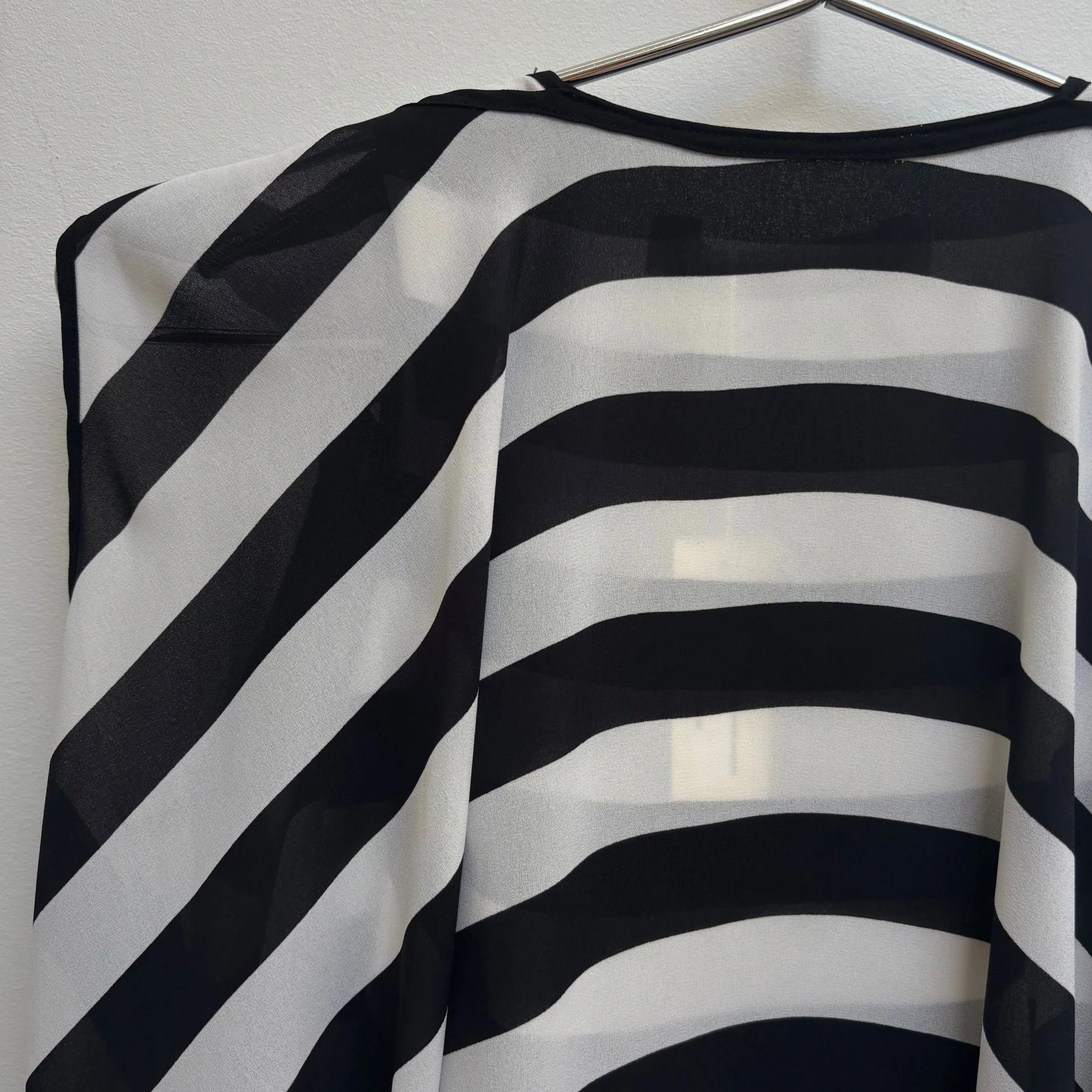 SS09 Junya Watanabe Striped Draped Top - Image 8